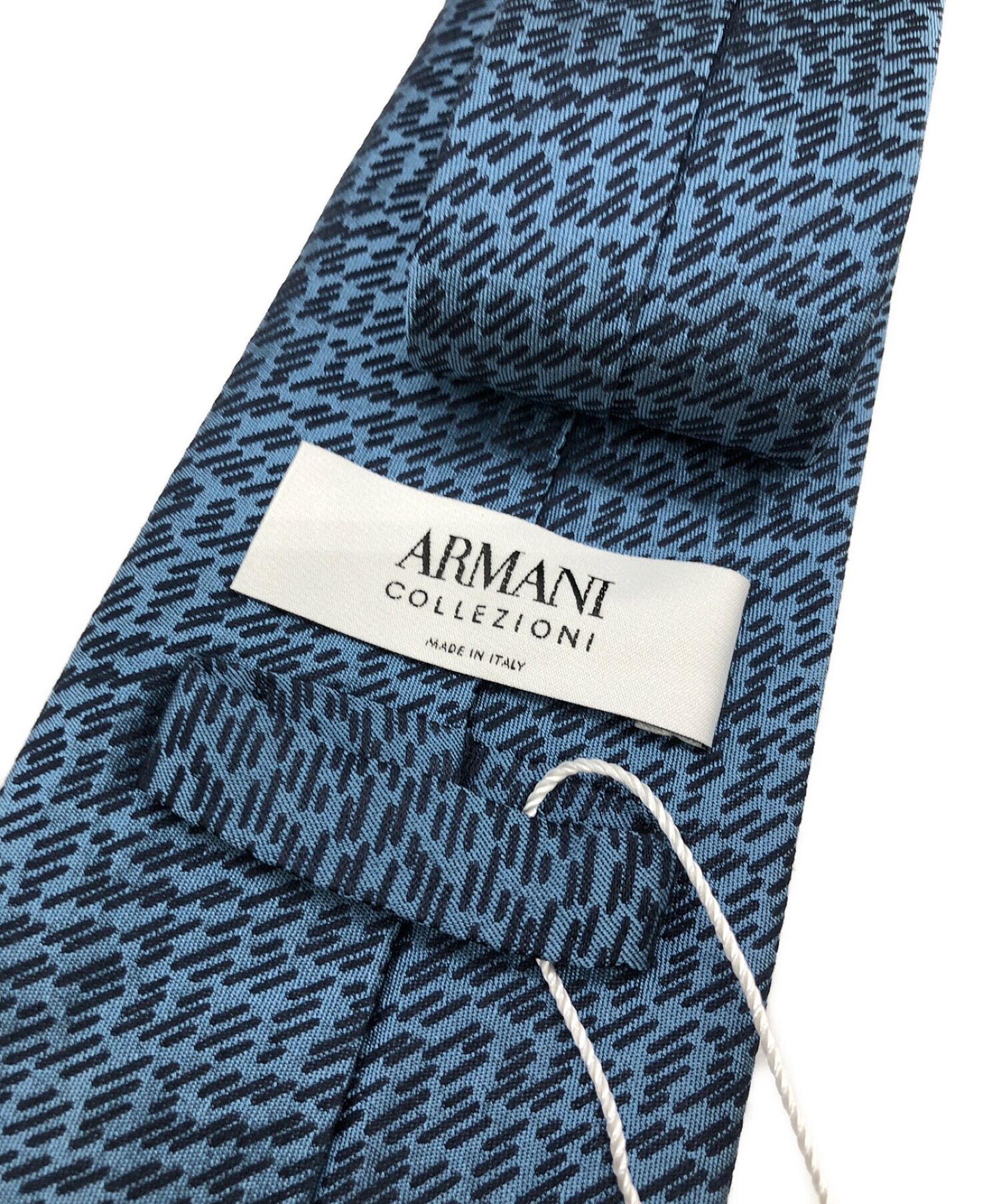 ARMANI COLLEZIONI (アルマーニ コレツィオーニ) ネクタイ ブルー サイズ:ー