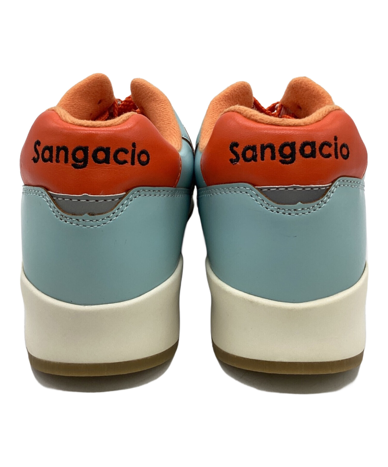 Sangacio (サンガッチョ) にゅ～ず be Gulf SANGACIO SNEAKER ブルー×オレンジ サイズ:27