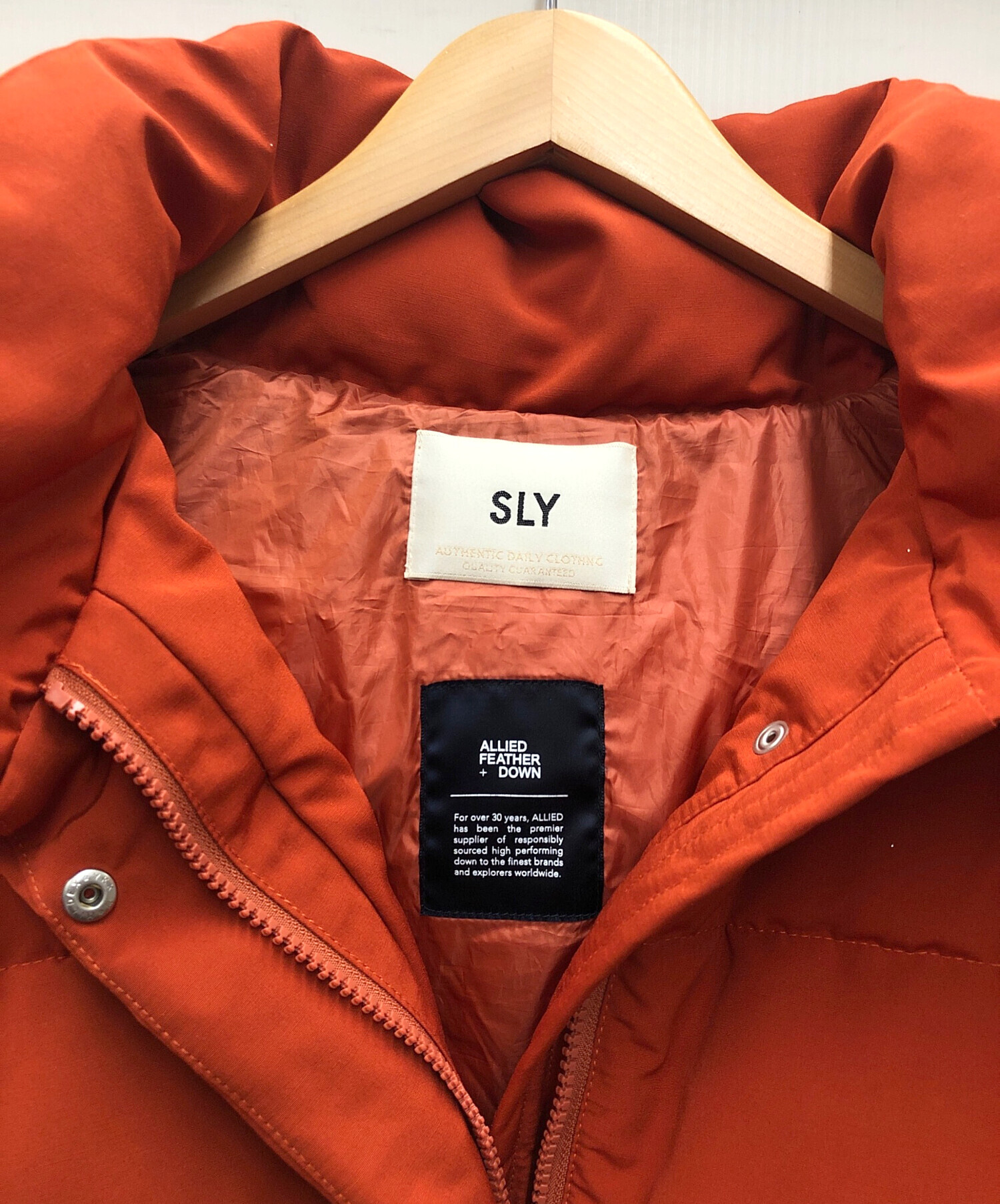 中古・古着通販】SLY (スライ) 中綿ジャケット オレンジ サイズ:M 未使用品｜ブランド・古着通販 トレファク公式【TREFAC  FASHION】スマホサイト