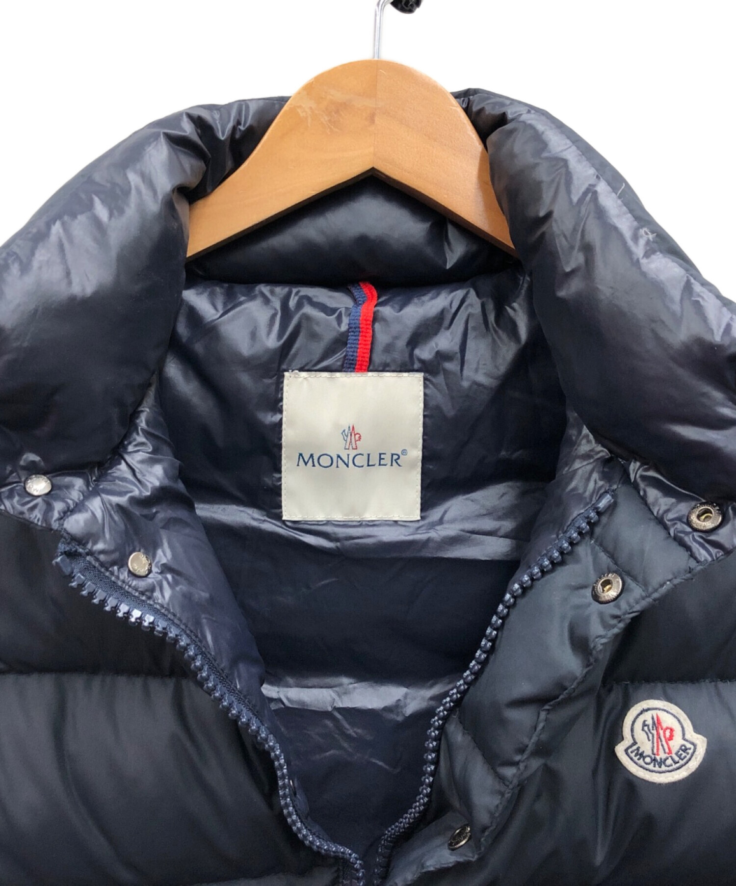 中古】MONCLER | 青い モンクレール GUI ダウンベスト 141-091-43361-99 ネイビー サイズ：2【三重