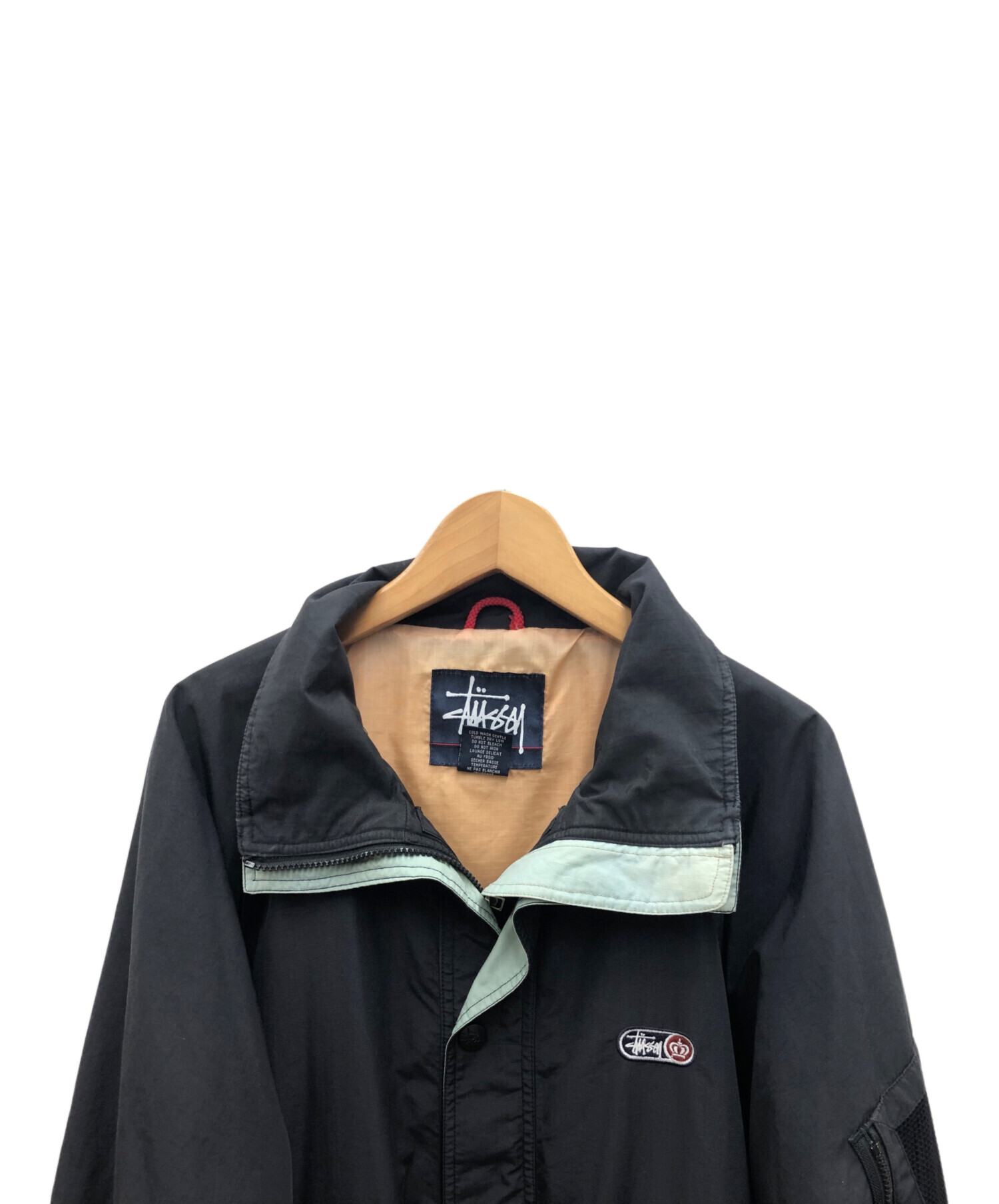 中古・古着通販】stussy (ステューシー) ナイロンジャケット ブラック サイズ:l｜ブランド・古着通販 トレファク公式【TREFAC  FASHION】スマホサイト