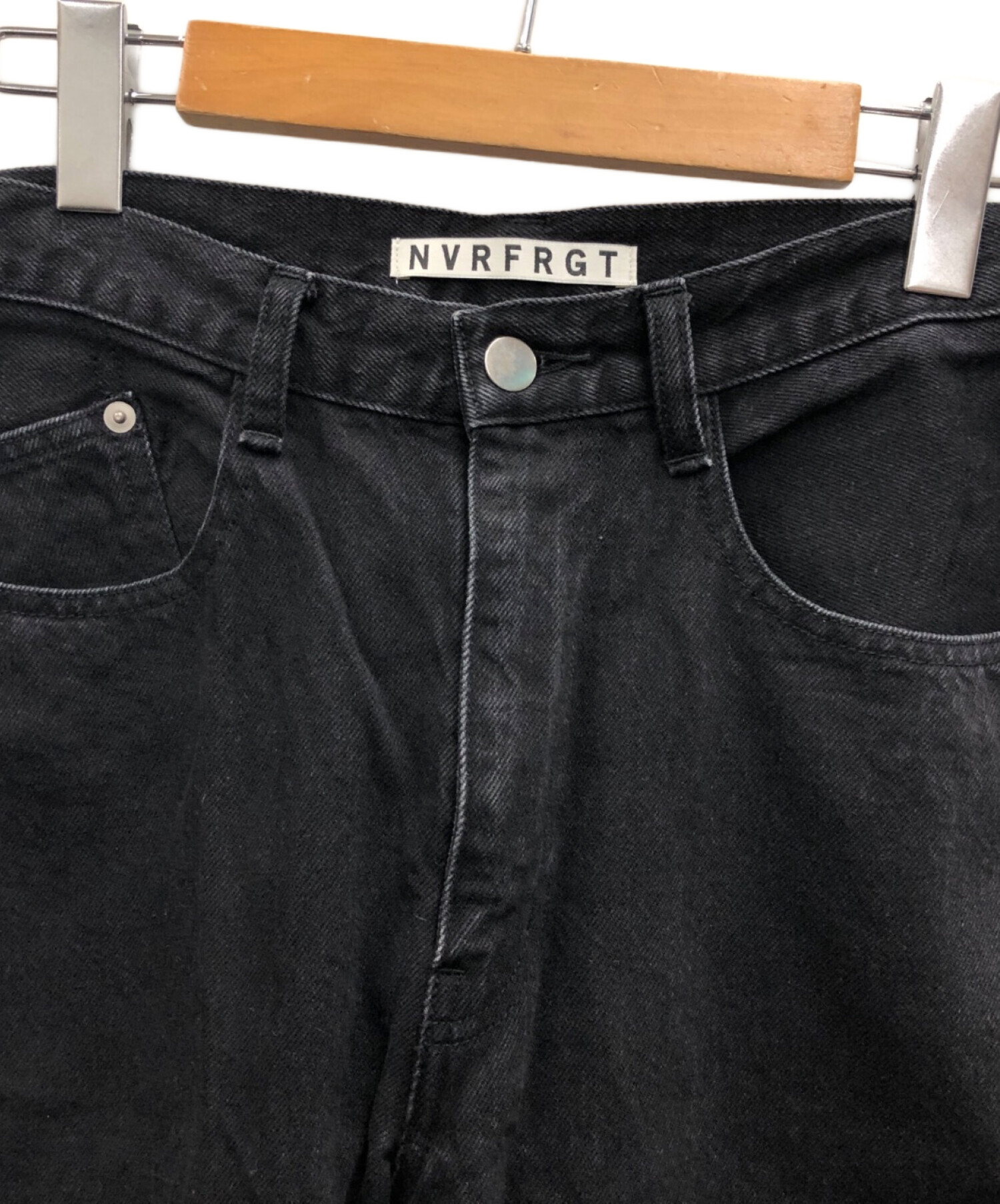 中古・古着通販】NVRFRGT (ネヴァーフォーゲット) デニムパンツ ブラック サイズ:XL｜ブランド・古着通販 トレファク公式【TREFAC  FASHION】スマホサイト