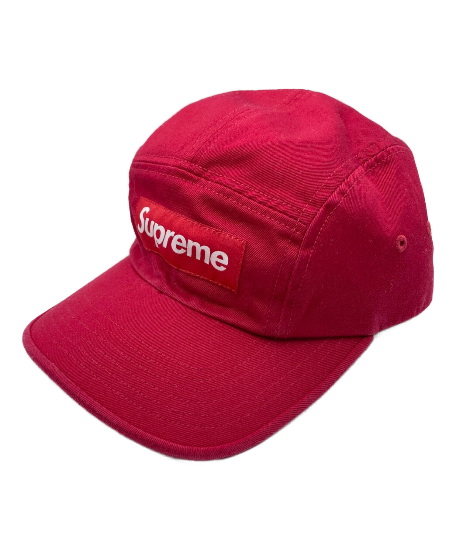 SUPREME (シュプリーム) Washed Chino Twill Camp Cap レッド サイズ:- 未使用品