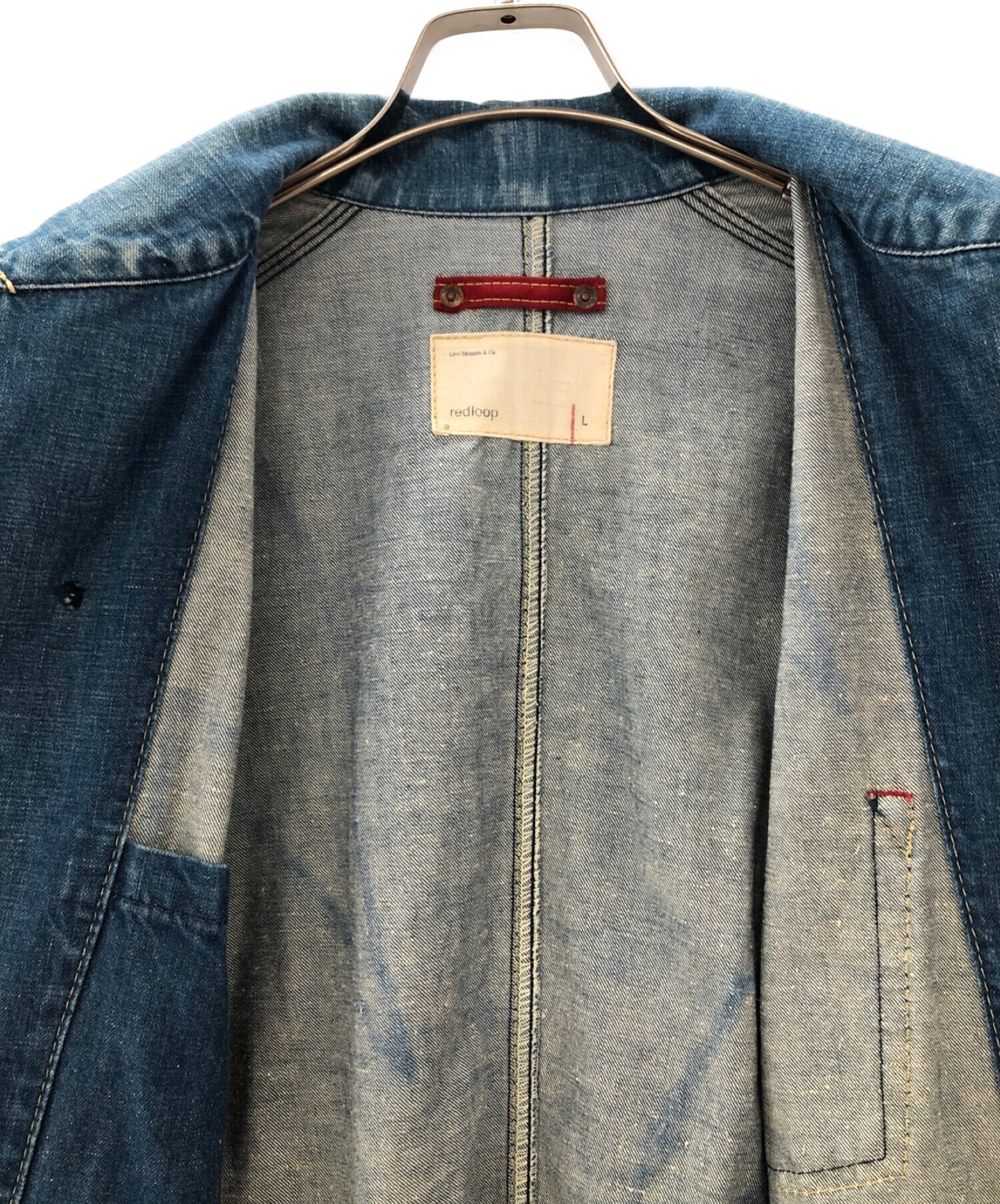 LEVI'S REDLOOP (リーバイスレッドループ) デニムカバーオール ブルー サイズ:L