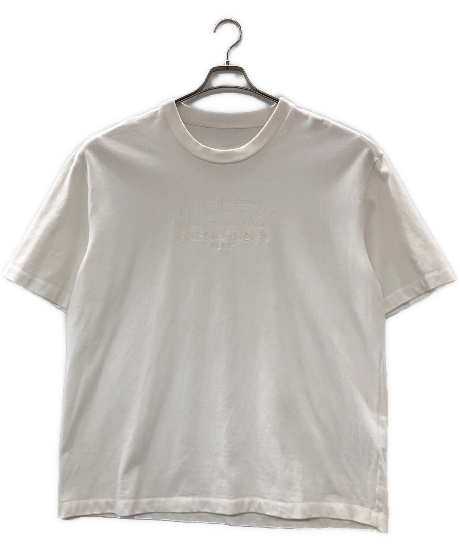 Maison Martin Margiela (メゾンマルタンマルジェラ) オーバーサイズクルーネックTシャツ ホワイト サイズ:10