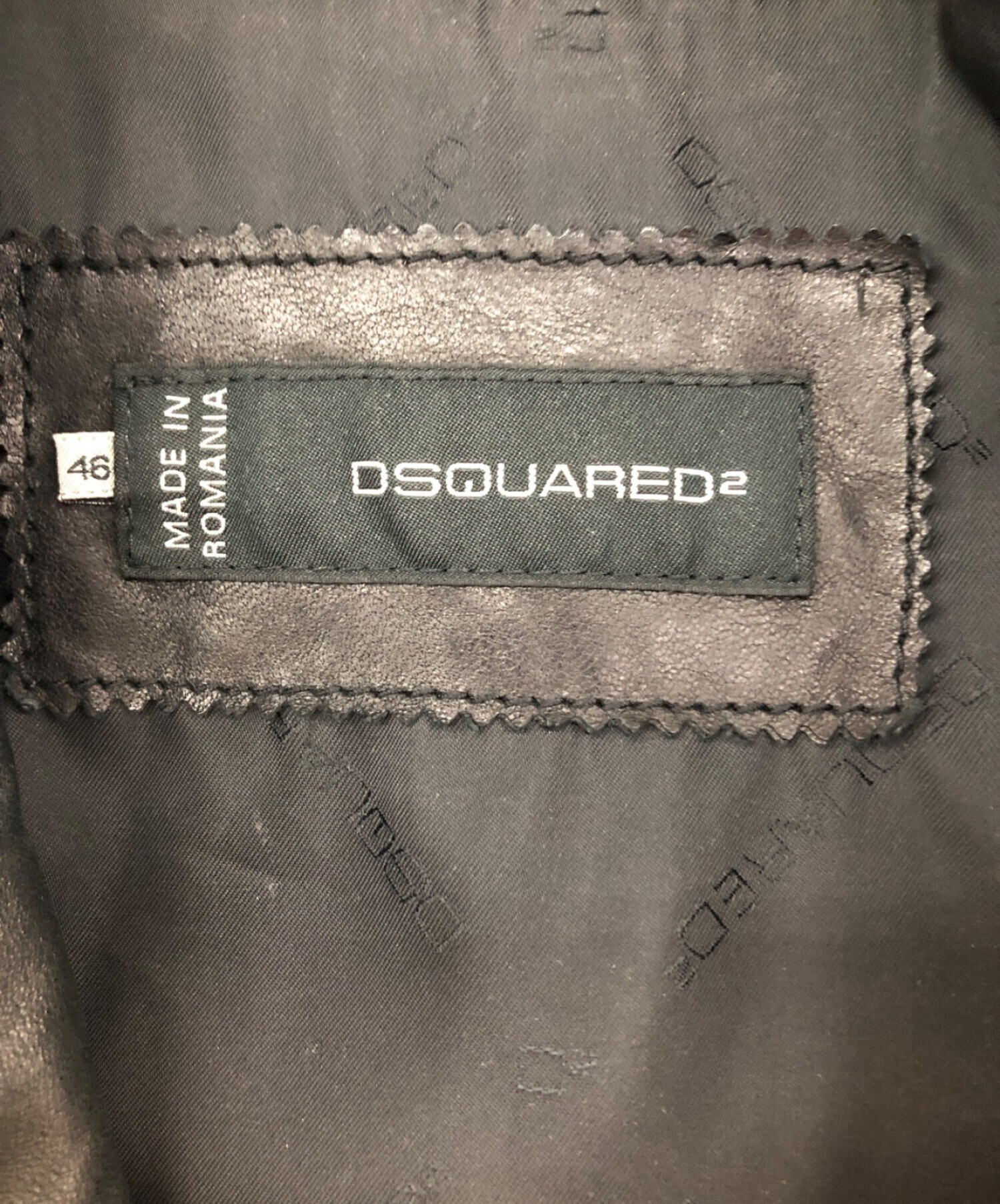 中古・古着通販】DSQUARED2 (ディースクエアード) ダブルライダース