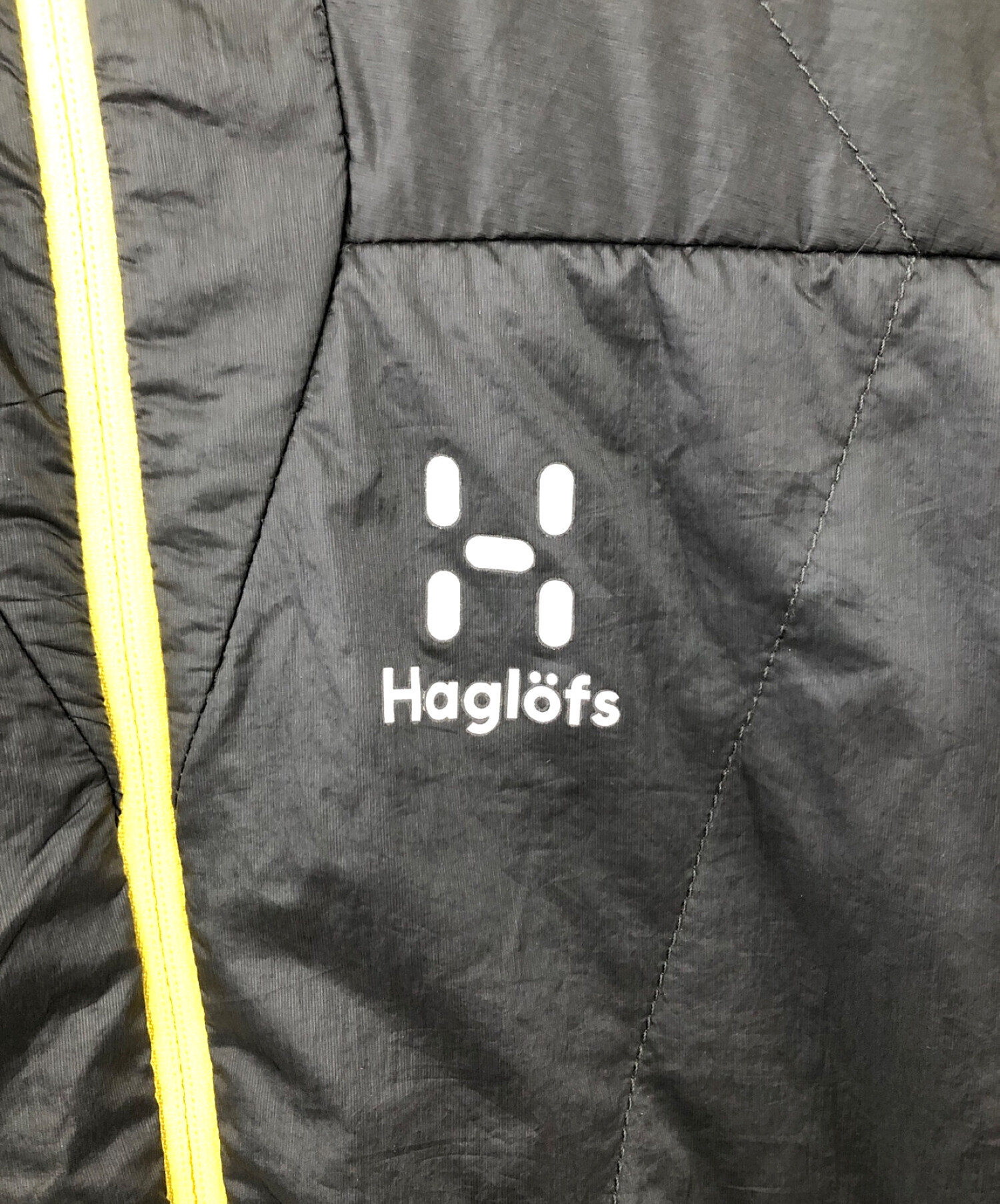 HAGLOFS (ホグロフス) リムシリーズバリヤージャケット ブラック×イエロー サイズ:M 未使用品