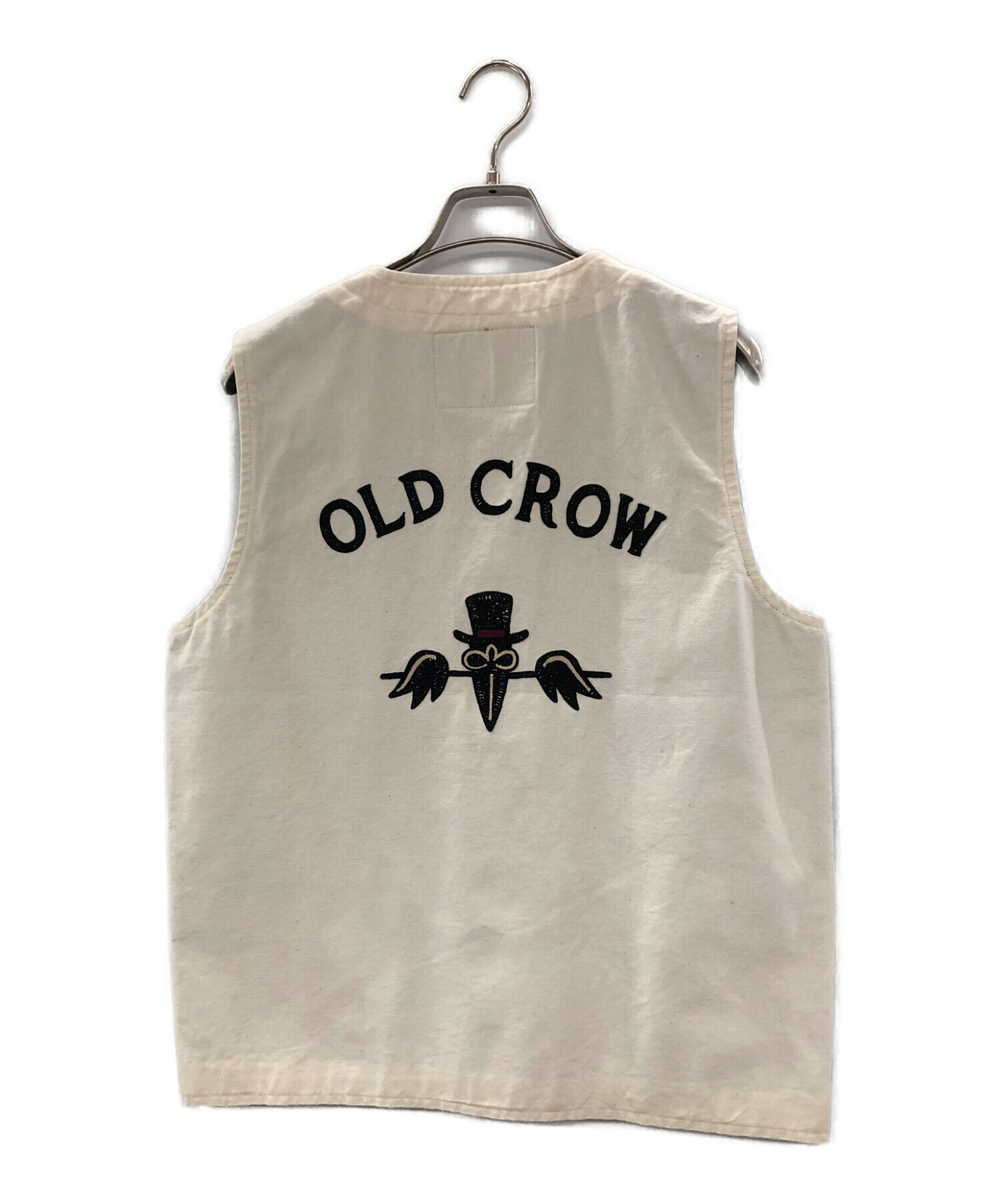 中古・古着通販】OLD CROW (オールドクロウ) ワークベスト アイボリー