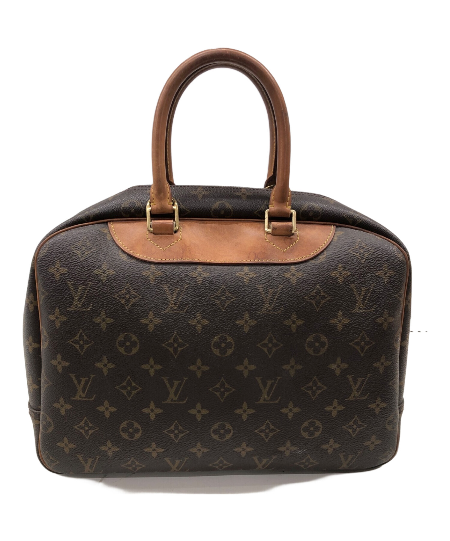 中古・古着通販】LOUIS VUITTON (ルイ ヴィトン) ハンドバッグ ドーヴィル(ボーリングヴァニティ) ブラウン｜ブランド・古着通販  トレファク公式【TREFAC FASHION】スマホサイト