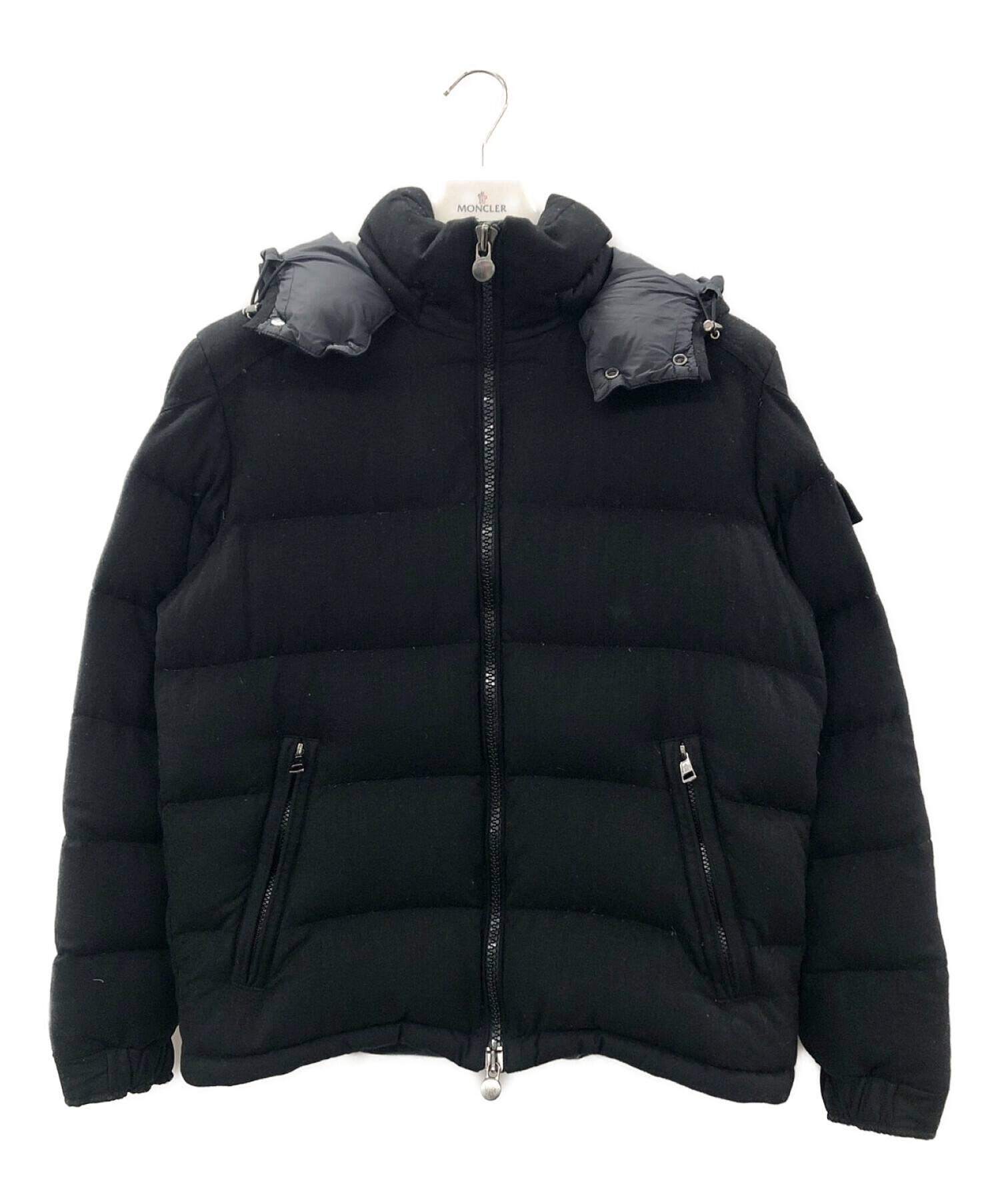 【値下】MONCLERモンクレール　ダウンジャケット　サイズ3　ブラック