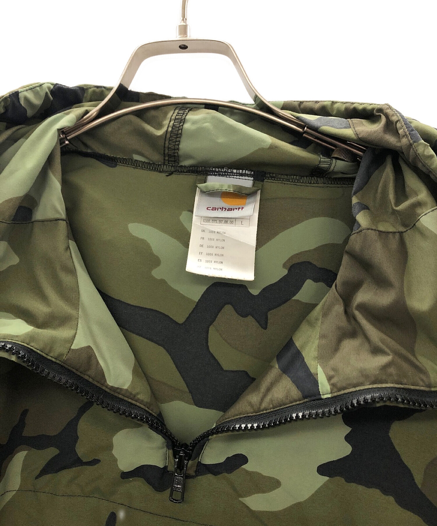 中古・古着通販】CarHartt (カーハート) アノラックパーカー グリーン