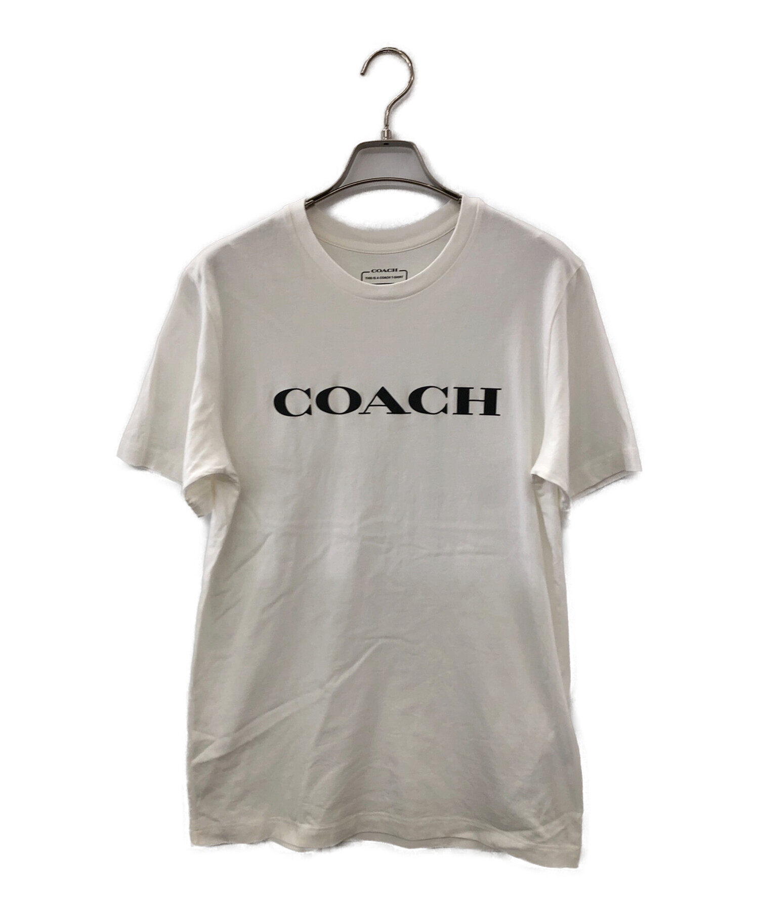 ★新品タグ付き★COACH(コーチ)★百貨店商品♪半袖Tシャツ白サイズ選択可！柄デザインプリント