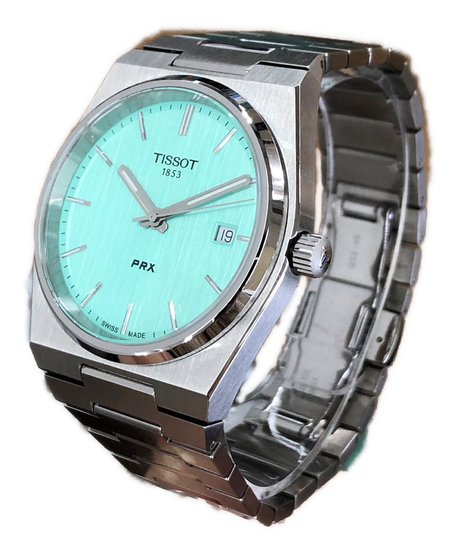 中古・古着通販】TISSOT (ティソ) リストウォッチ ミント×シルバー