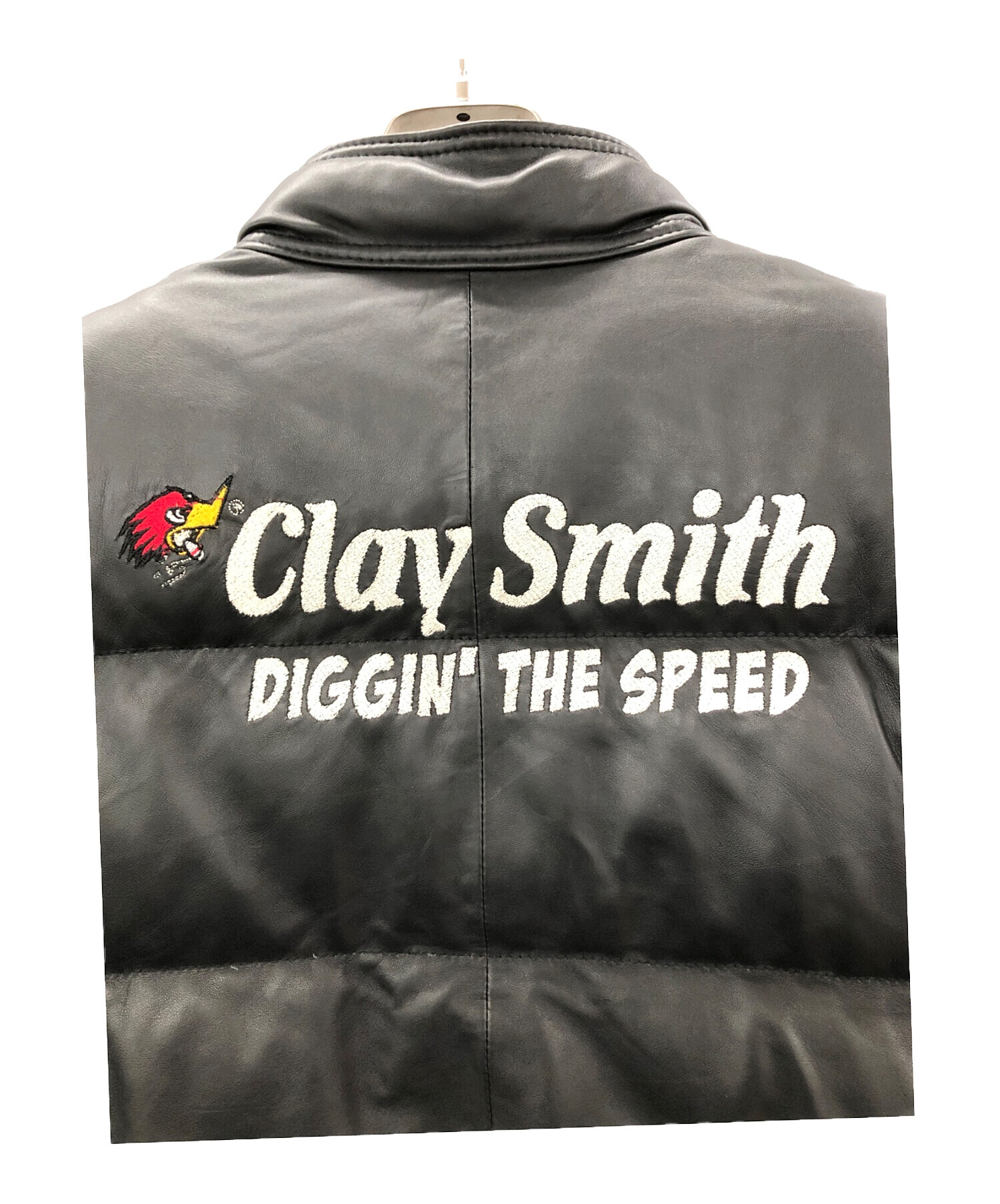 CLAY SMITH (クレイスミス) レザーダウンジャケット ブラック サイズ:L