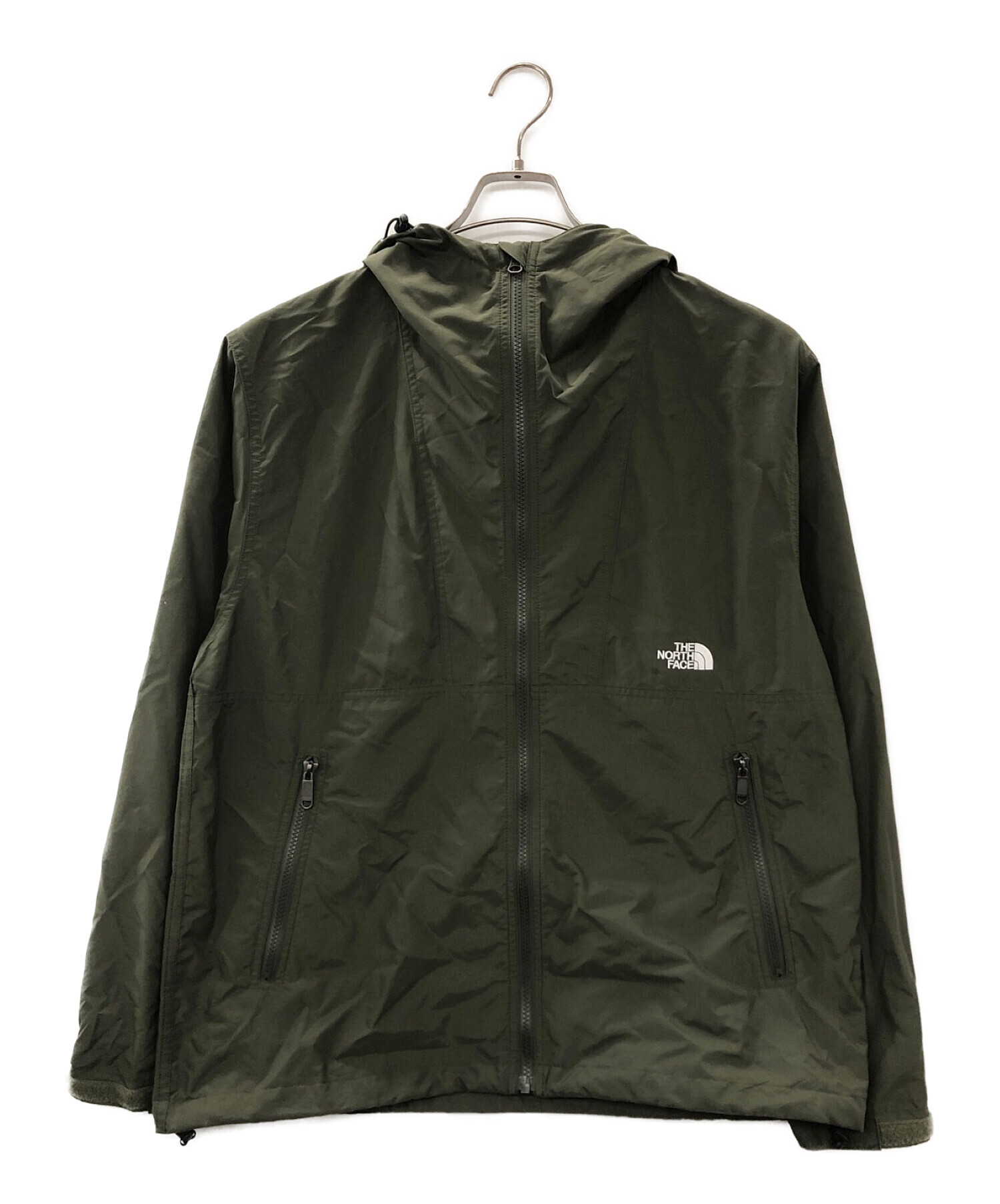 THE NORTH FACE (ザ ノース フェイス) コンパクトジャケット カーキ サイズ:M