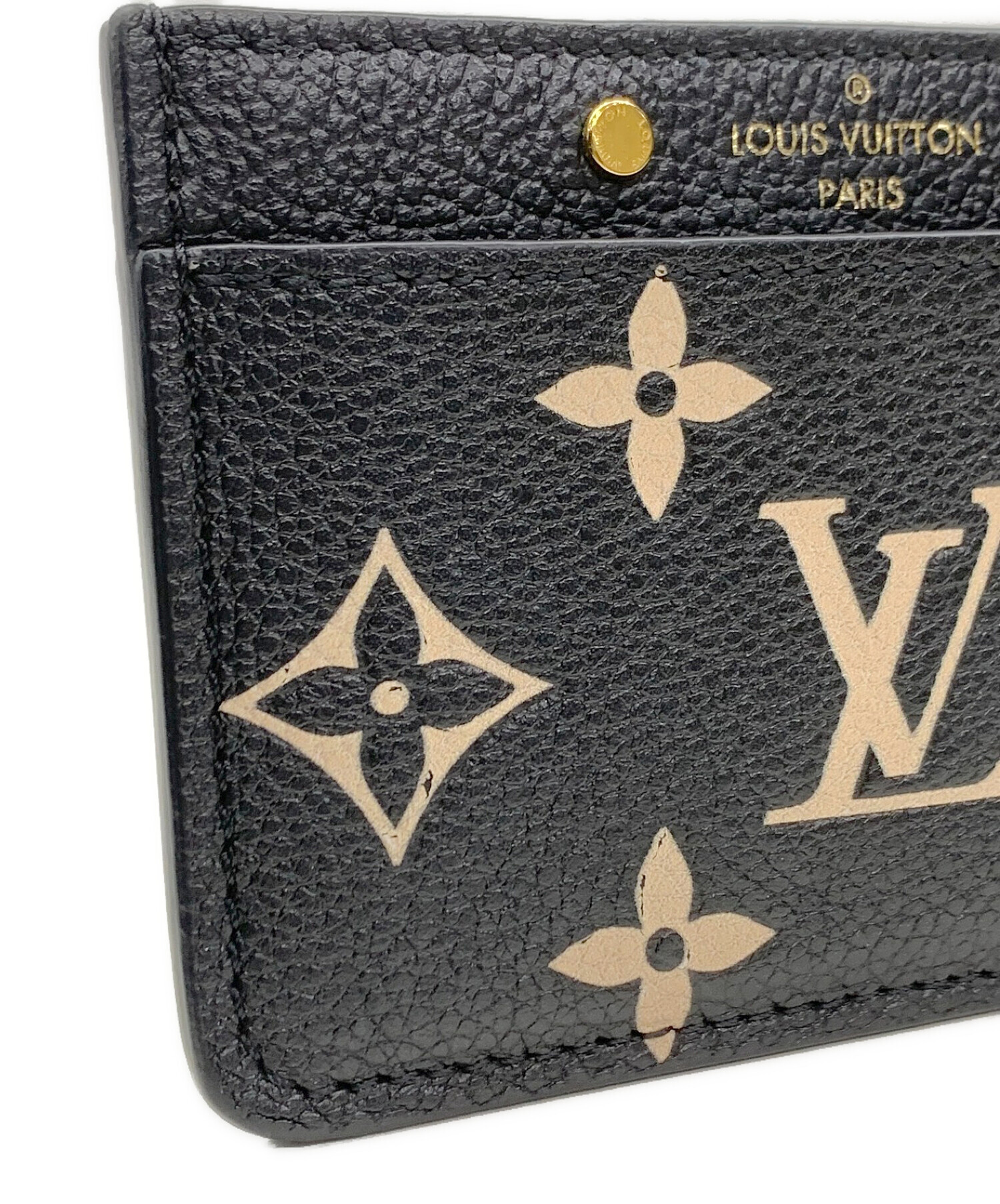 LOUIS VUITTON (ルイ ヴィトン) カードケース ポルト カルト･サーンプル ブラック