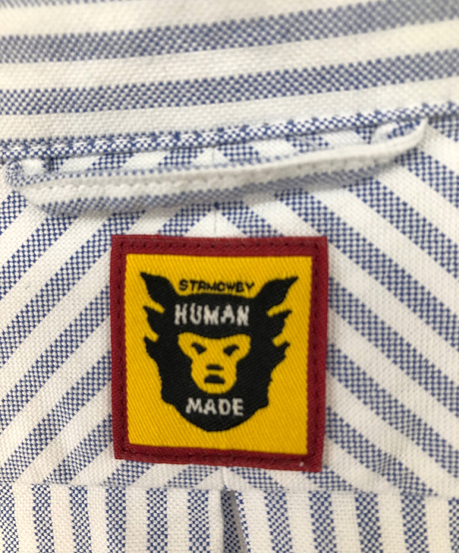 中古・古着通販】HUMAN MADE (ヒューマンメイド) ストライプシャツ