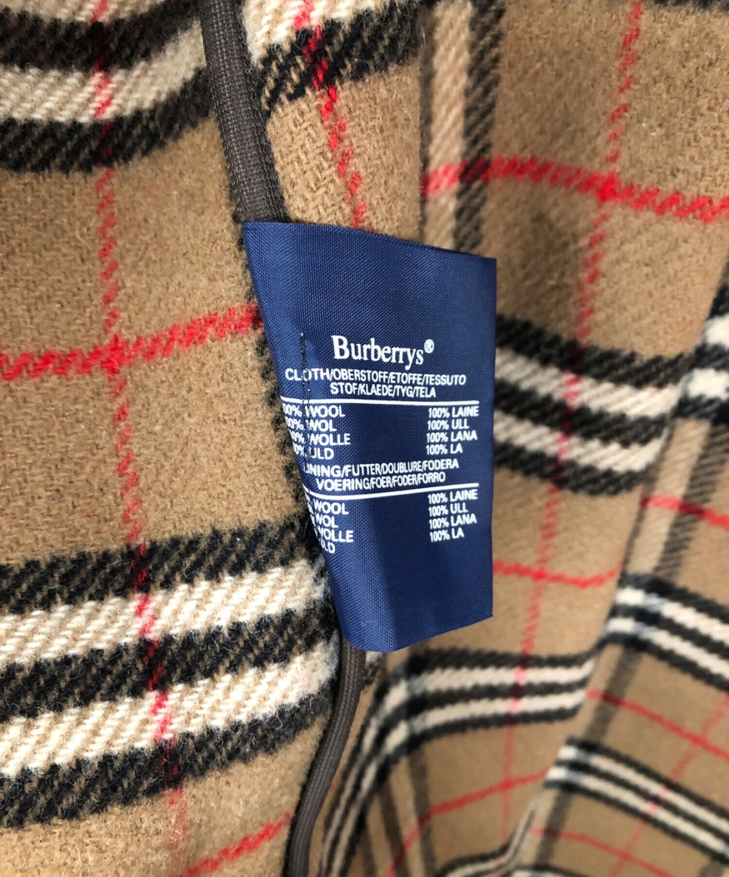 中古・古着通販】Burberry's (バーバリーズ) ロングダッフルコート