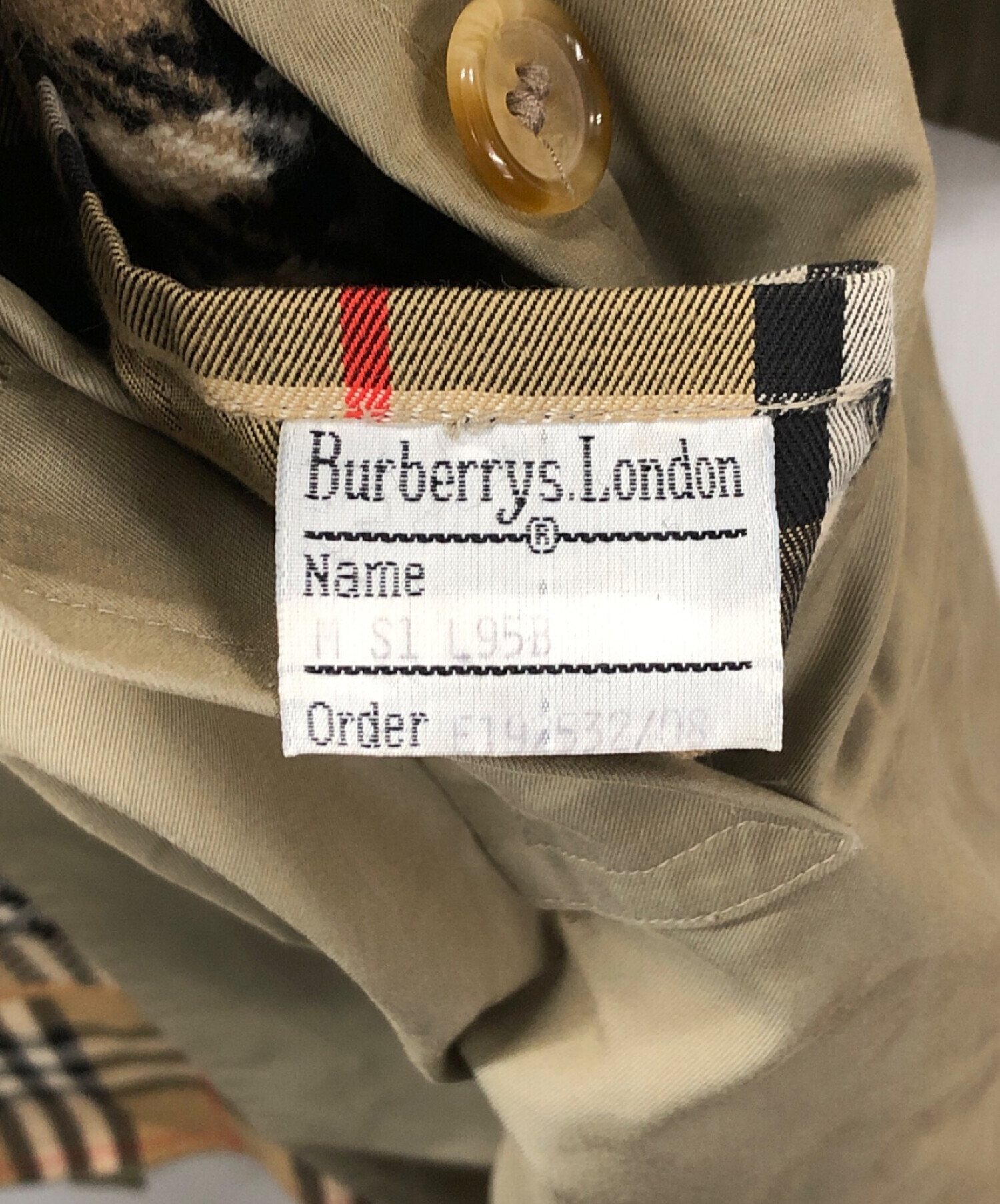 中古・古着通販】Burberry's (バーバリーズ) トレンチコート カーキ