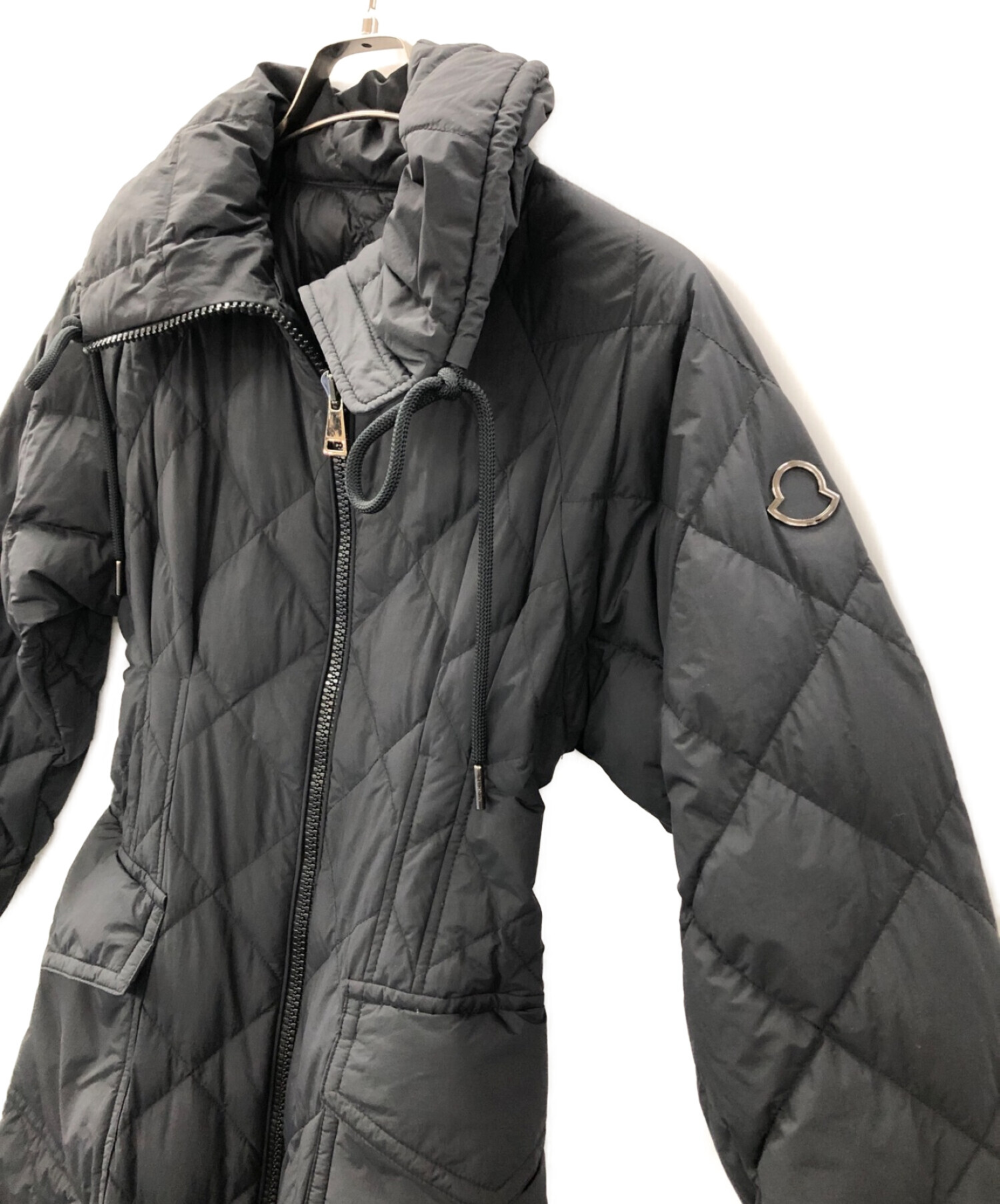 中古・古着通販】MONCLER (モンクレール) キルティングコート ブラック ...