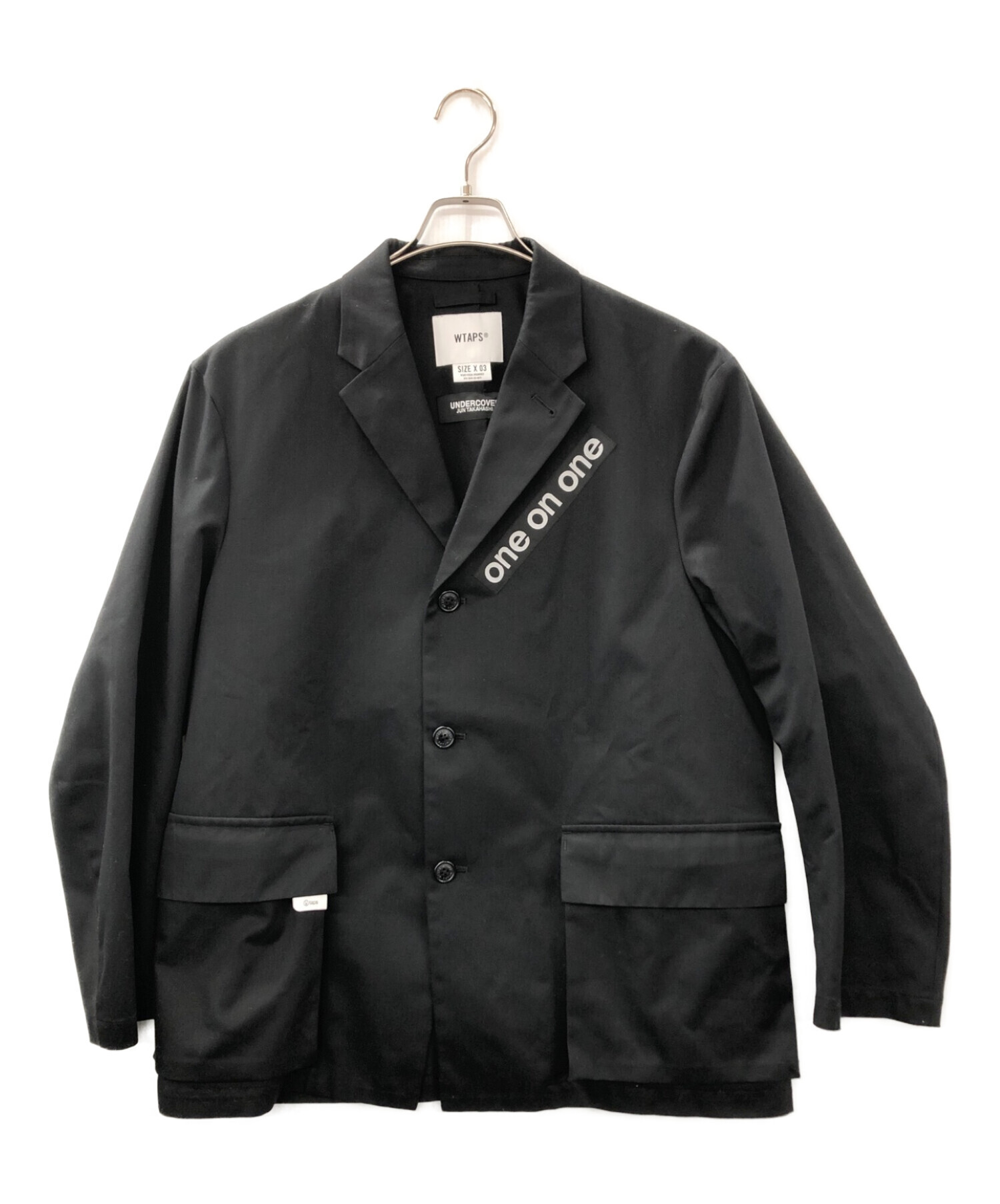 UNDERCOVER (アンダーカバー) WTAPS (ダブルタップス) テーラードジャケット ブラック サイズ:L