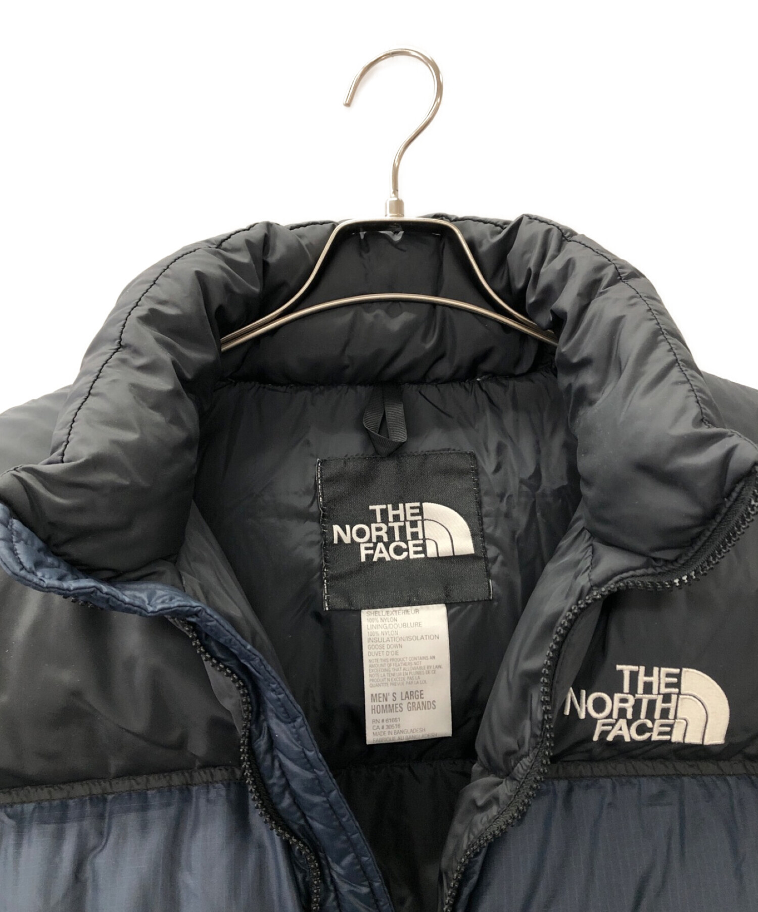THE NORTH FACE (ザ ノース フェイス) 90sヌプシジャケット ネイビー×ブラック サイズ:M