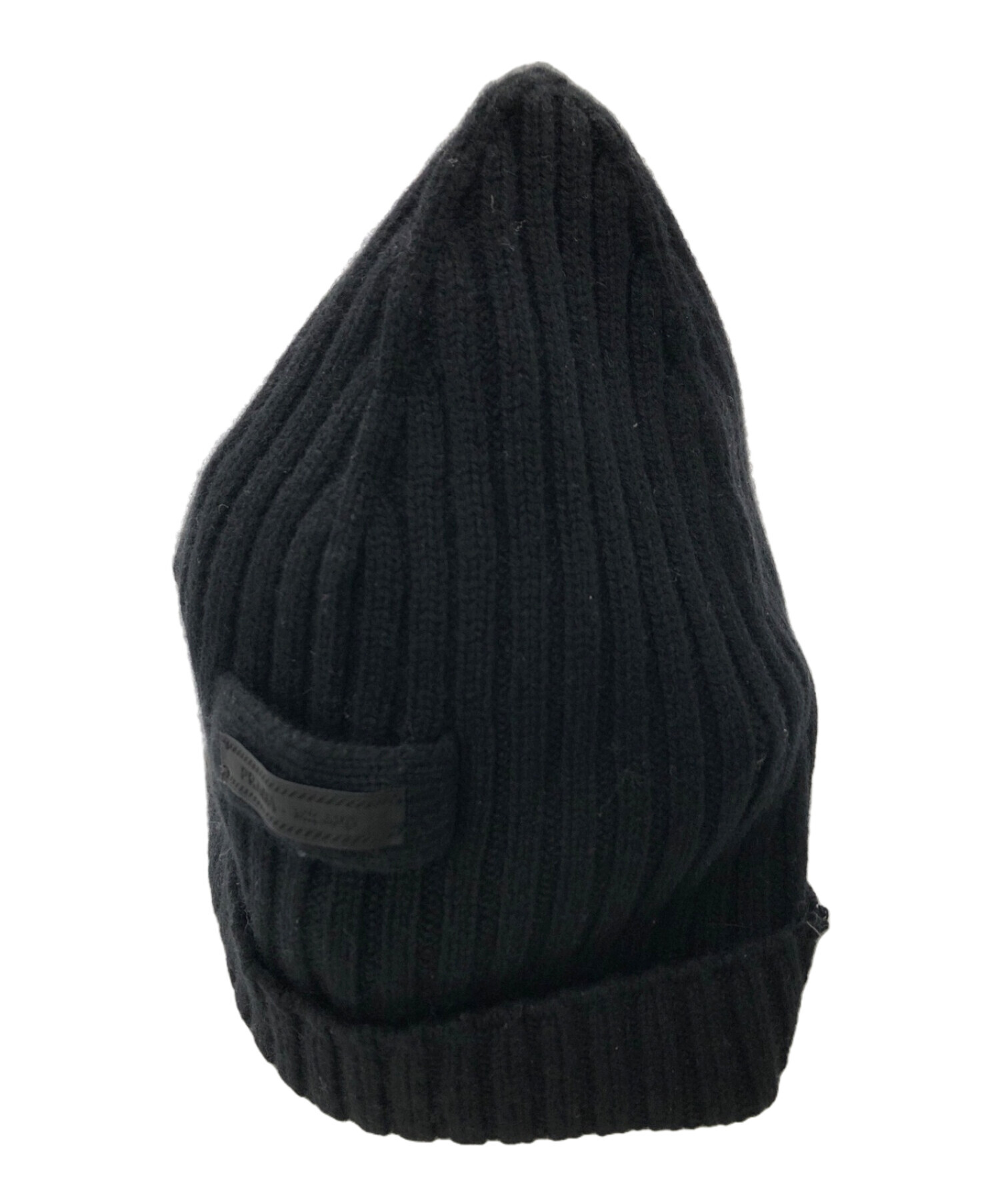 PRADA (プラダ) ニット帽 ブラック