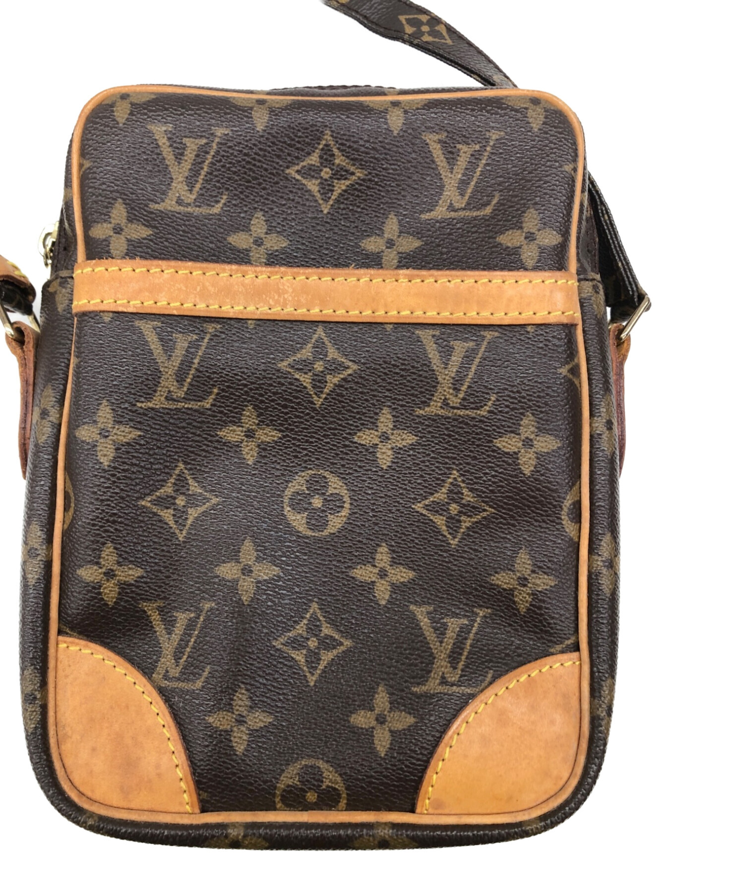 LOUIS VUITTON ルイ・ヴィトン ショルダーバッグ ダヌーブ レッド系