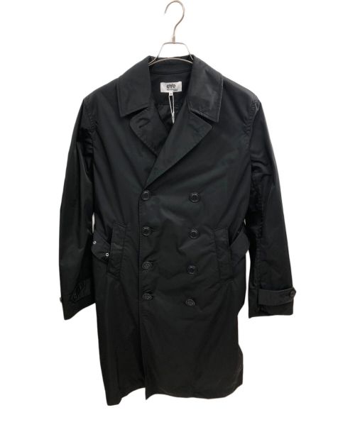 【中古・古着通販】eYe COMME des GARCONS JUNYAWATANABE MAN (アイ コム デ ギャルソン ジュンヤ ワタナベ  マン) エステルツイルトレンチコート ブラック サイズ:SIZE M｜ブランド・古着通販 トレファク公式【TREFAC FASHION】スマホサイト