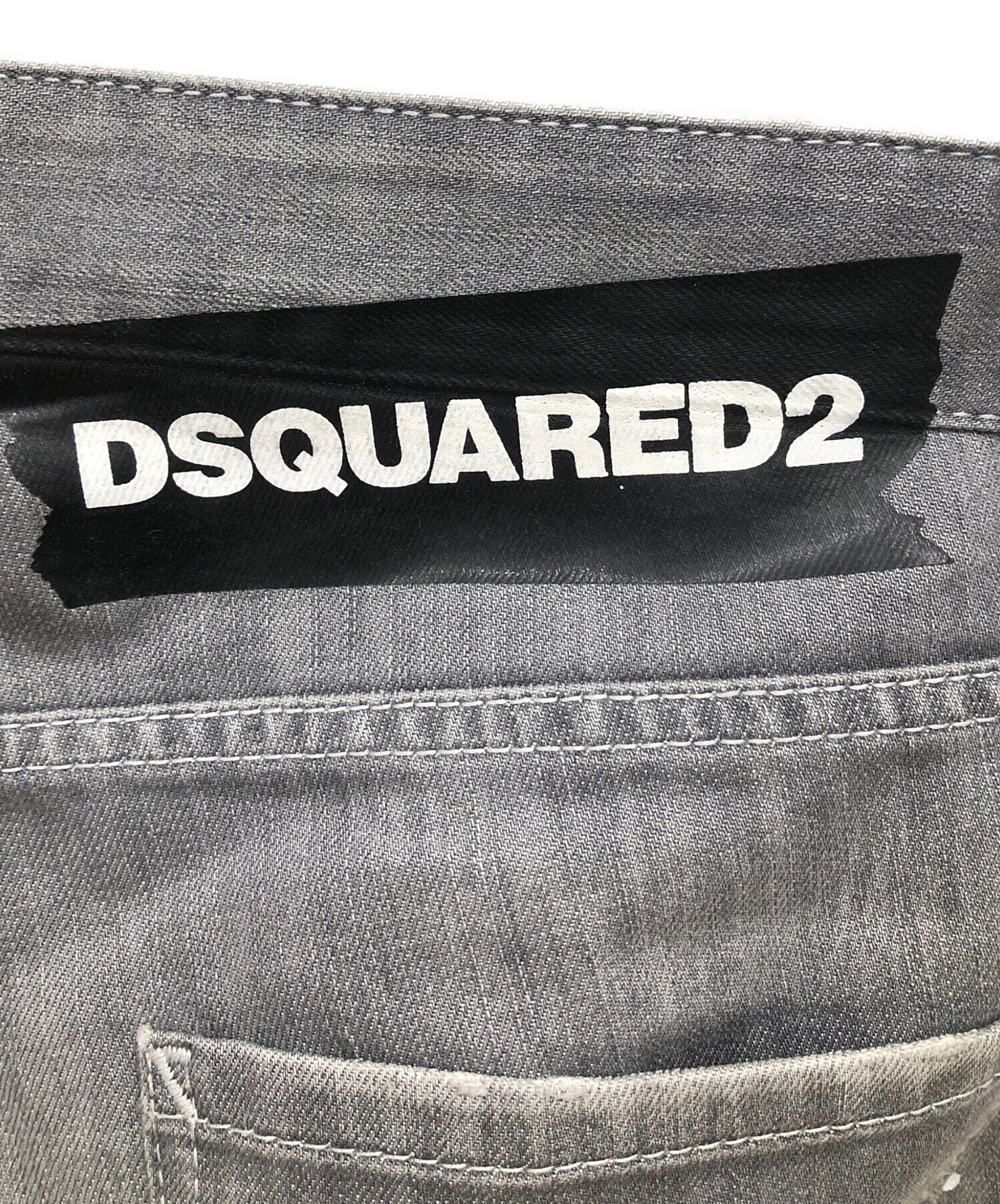 中古・古着通販】DSQUARED2 (ディースクエアード) デニムパンツ グレー サイズ:50｜ブランド・古着通販 トレファク公式【TREFAC  FASHION】スマホサイト