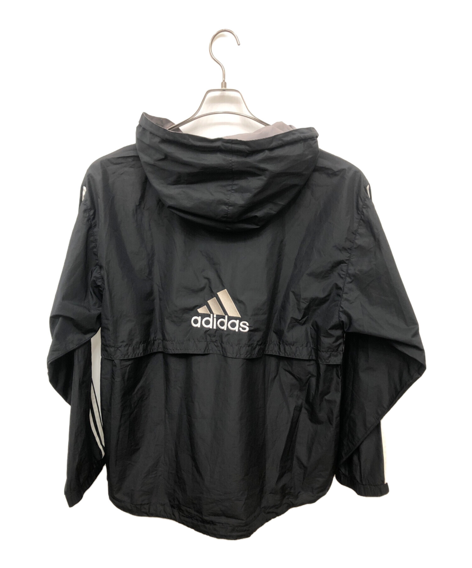 中古・古着通販】adidas (アディダス) アノラックパーカー ブラック サイズ:M（US、カナダ、メキシコサイズ）｜ブランド・古着通販  トレファク公式【TREFAC FASHION】スマホサイト