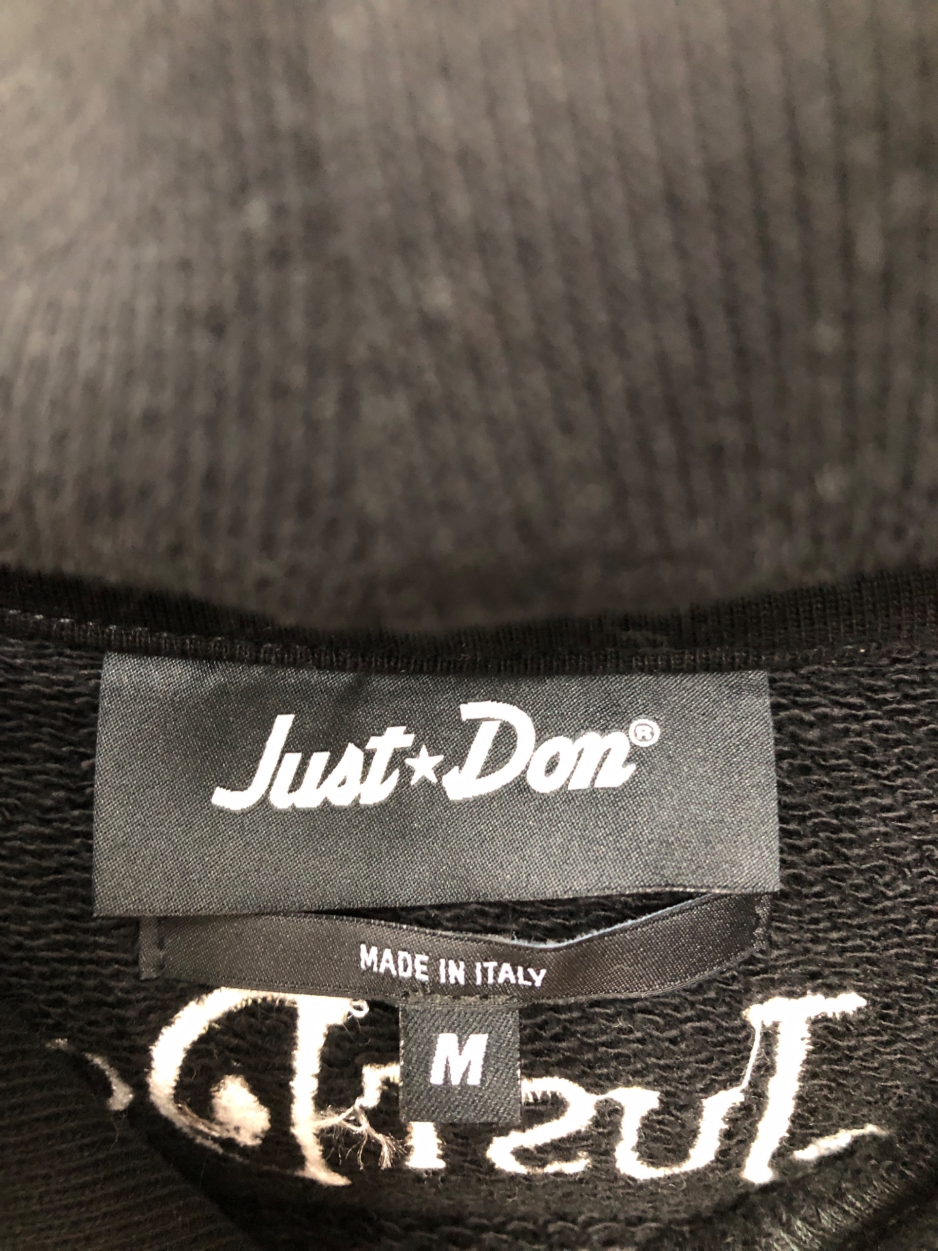 中古・古着通販】JUST☆DON (ジャストドン) プルオーバーパーカー ブラック サイズ:SIZE M｜ブランド・古着通販  トレファク公式【TREFAC FASHION】スマホサイト