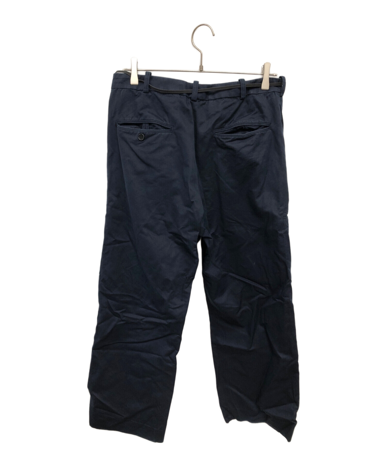 MARNI (マルニ) COTTON EASY PANTS ネイビー サイズ:ITA：48／JP：XL（メーカー公式換算）