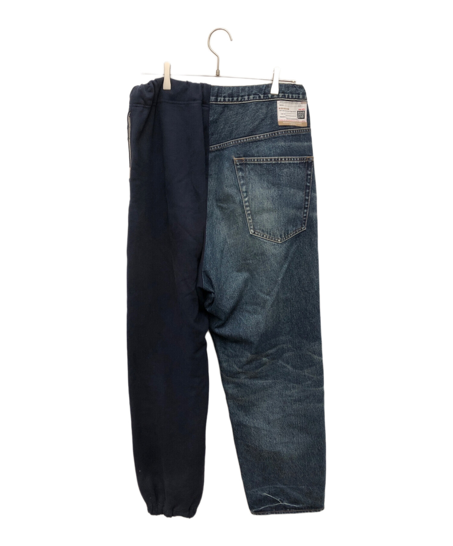 中古・古着通販】Maison MIHARA YASUHIRO (メゾン ミハラ ヤスヒロ) Half-Sweat Denim Pants インディゴ  サイズ:不明｜ブランド・古着通販 トレファク公式【TREFAC FASHION】スマホサイト