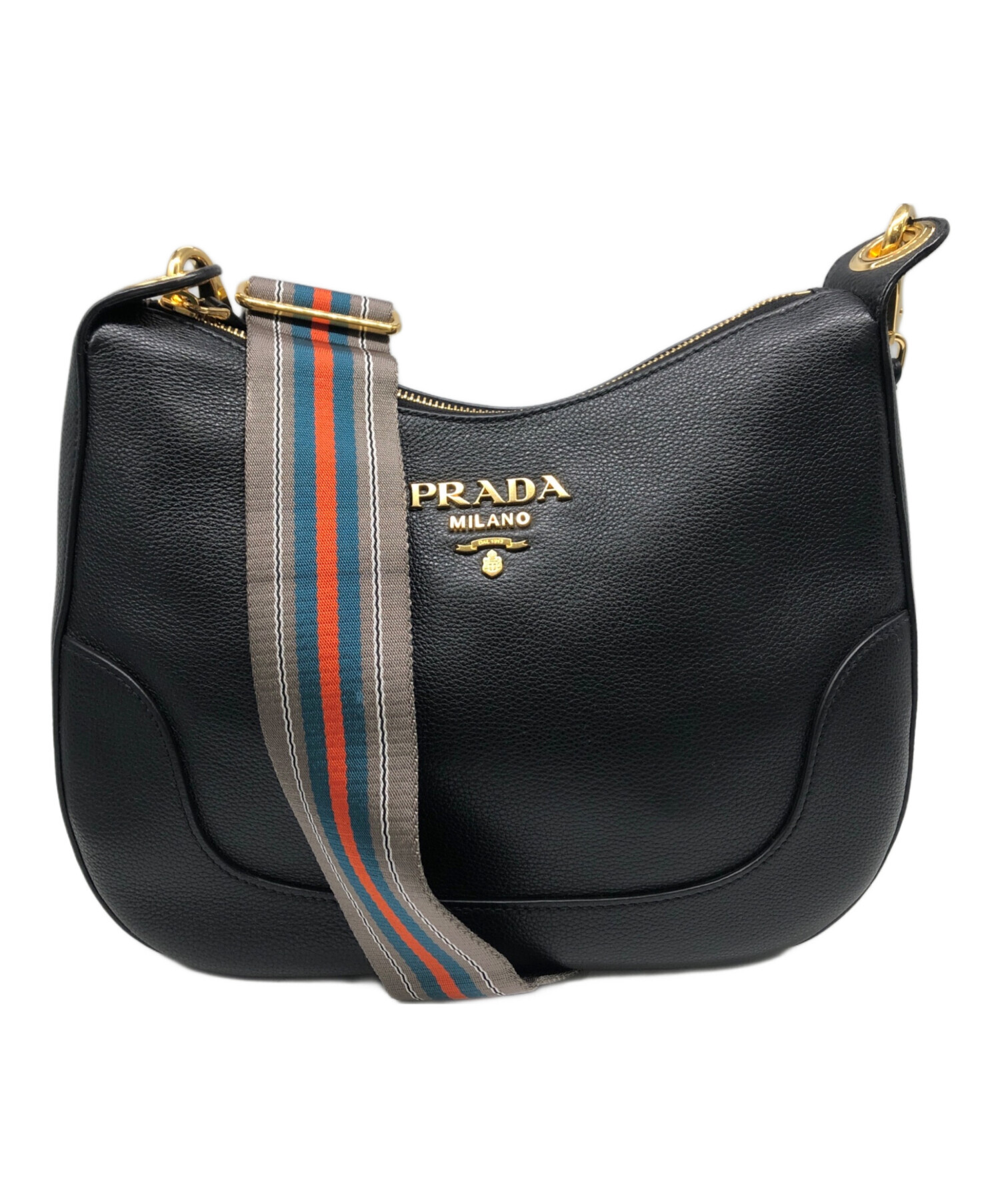 中古・古着通販】PRADA (プラダ) PRADA VITELLO PHENIX(プラダ ヴィッテロ フェニックス) ショルダーバッグ  ブラック｜ブランド・古着通販 トレファク公式【TREFAC FASHION】スマホサイト