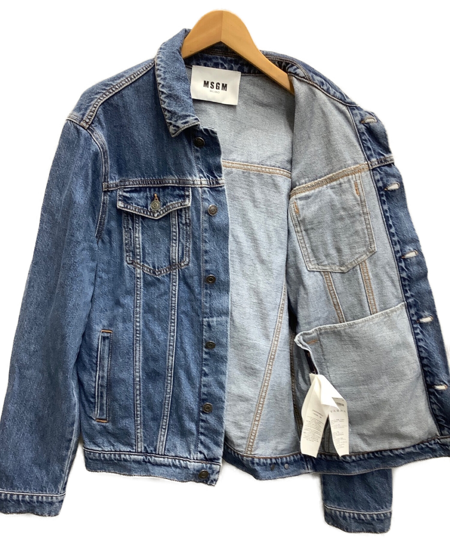 中古・古着通販】MSGM (エムエスジーエム) デニムジャケット