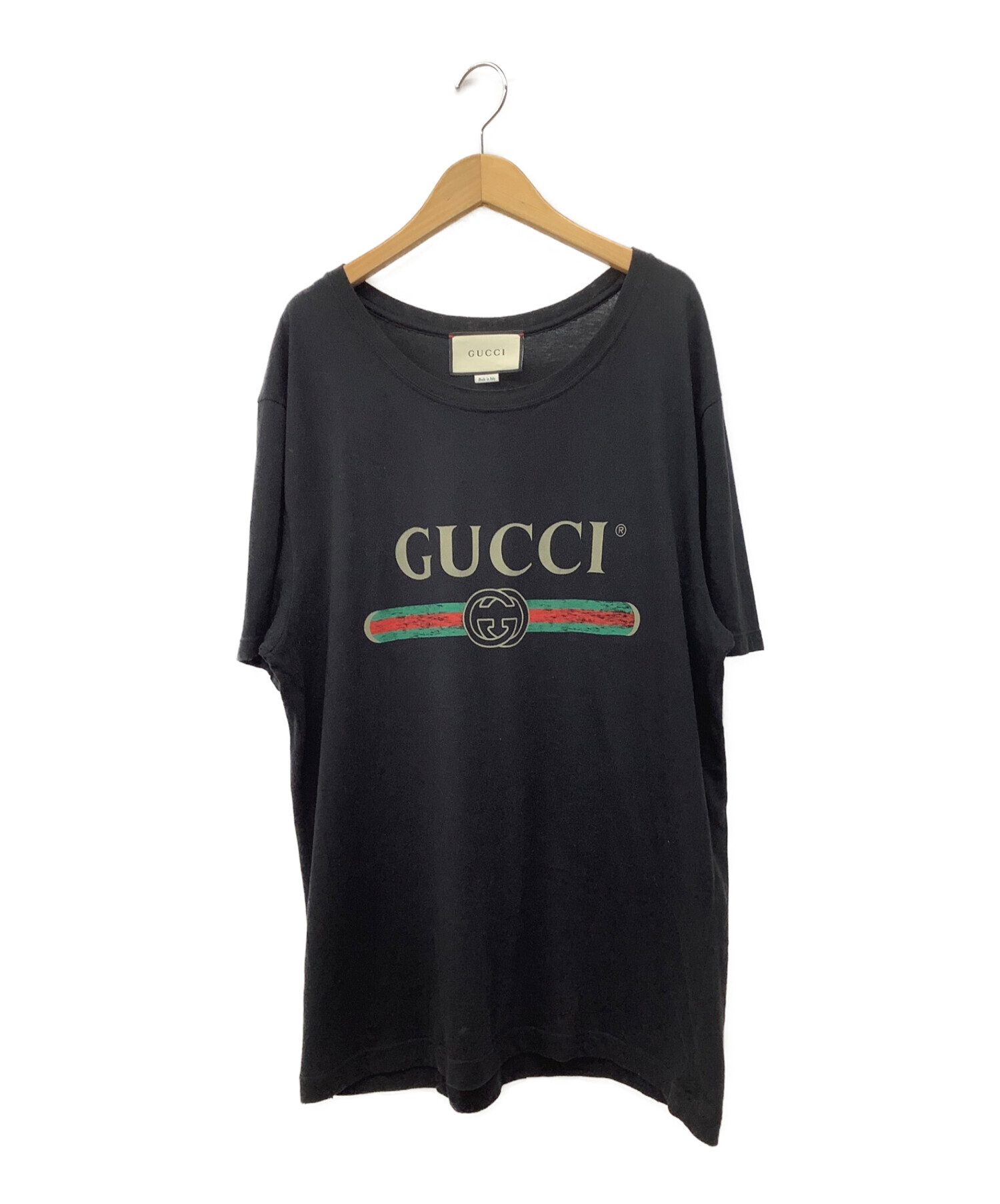 中古・古着通販】GUCCI (グッチ) Tシャツ ブラック サイズ:L