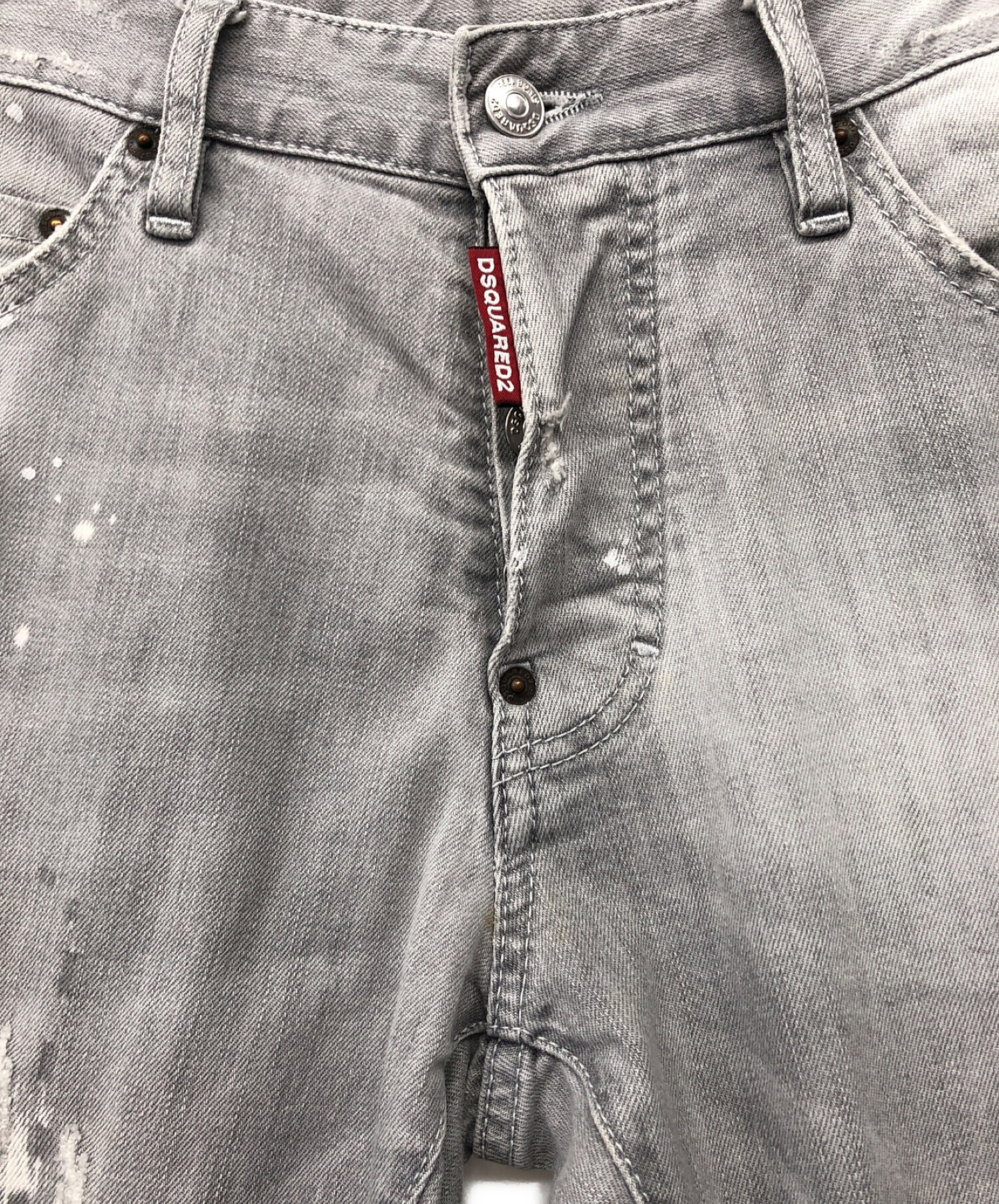 中古・古着通販】DSQUARED2 (ディースクエアード) ダメージ加工デニム ...