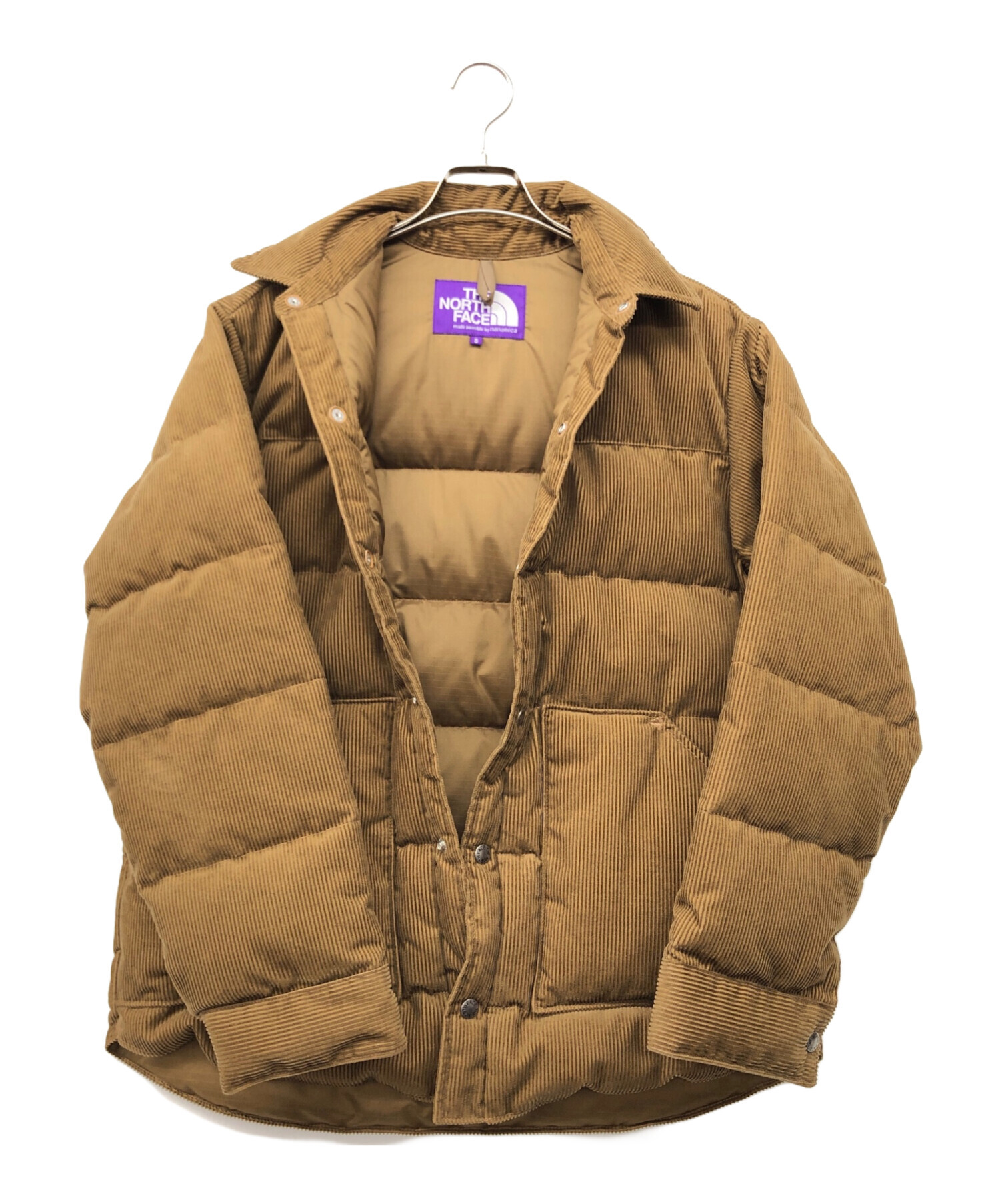 中古・古着通販】THE NORTHFACE PURPLELABEL (ザ・ノースフェイス パープルレーベル) コーデュロイダウンシャツジャケット  ブラウン サイズ:S｜ブランド・古着通販 トレファク公式【TREFAC FASHION】スマホサイト