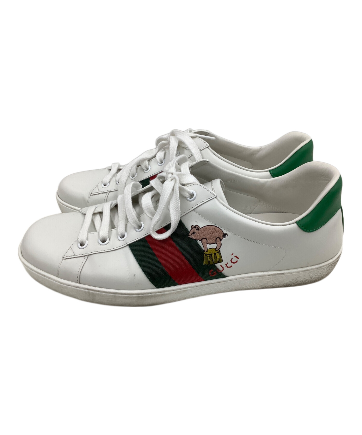 中古・古着通販】GUCCI (グッチ) ローカットスニーカー 630611 ホワイト サイズ:9｜ブランド・古着通販 トレファク公式【TREFAC  FASHION】スマホサイト