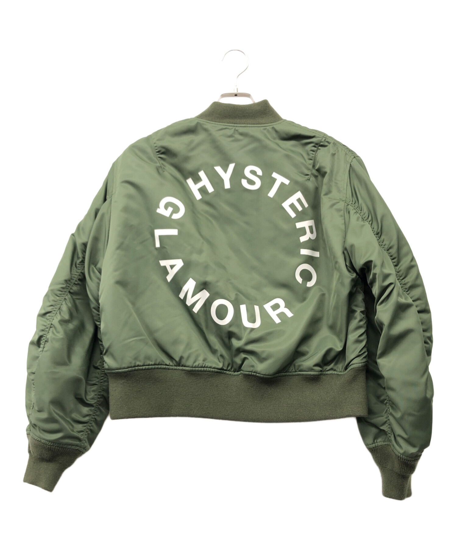 中古・古着通販】Hysteric Glamour (ヒステリックグラマー) MA-1ジャケット カーキ サイズ:FREE｜ブランド・古着通販  トレファク公式【TREFAC FASHION】スマホサイト