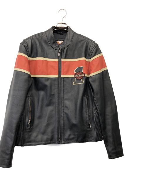 【中古・古着通販】HARLEY-DAVIDSON (ハーレーダビッドソン) ライダースジャケット ブラック サイズ:M｜ブランド・古着通販  トレファク公式【TREFAC FASHION】スマホサイト