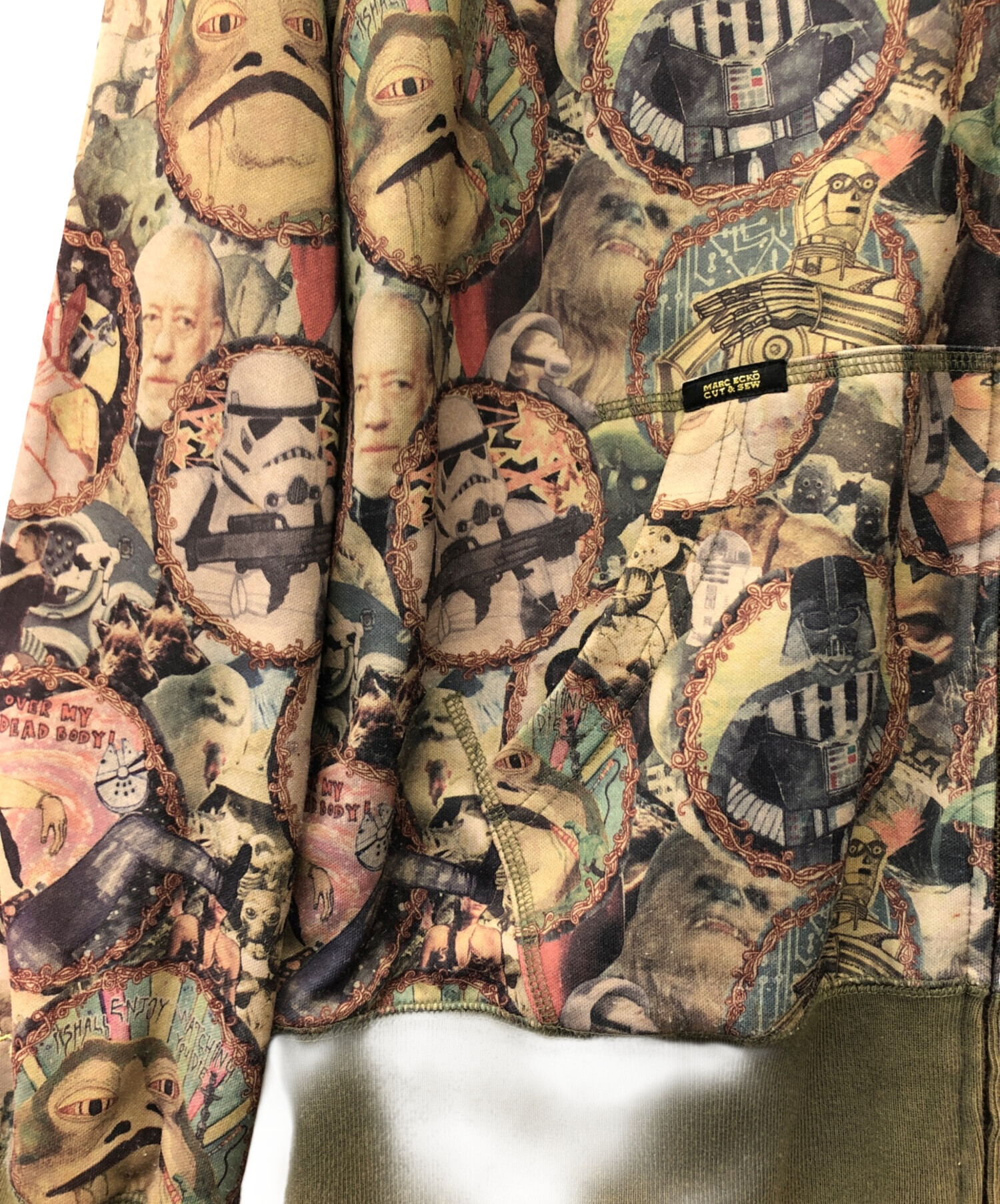 中古・古着通販】STAR WARS (スターウォーズ) MARC ECKO (マークエコ) ジップパーカー カーキ サイズ:L｜ブランド・古着通販  トレファク公式【TREFAC FASHION】スマホサイト