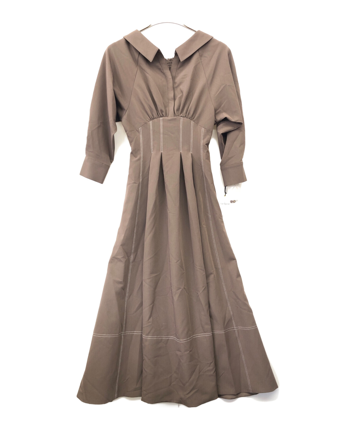 中古・古着通販】HER LIP TO (ハーリップトゥ) Montecristo Long Dress モス サイズ:M｜ブランド・古着通販  トレファク公式【TREFAC FASHION】スマホサイト