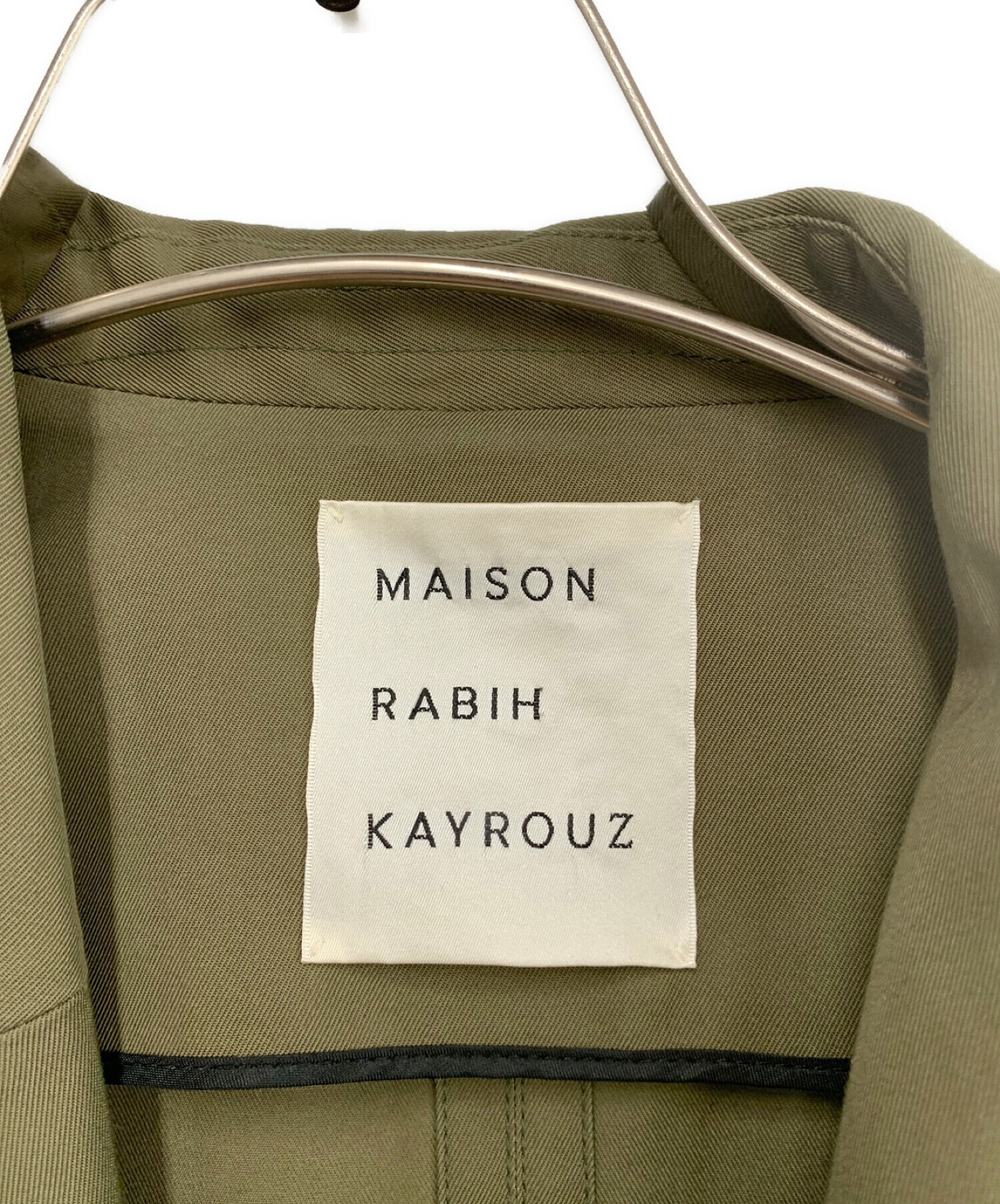 MAISON RABIH KAYROUZ (メゾン・ラビ・カイルー) コート カーキ サイズ:34