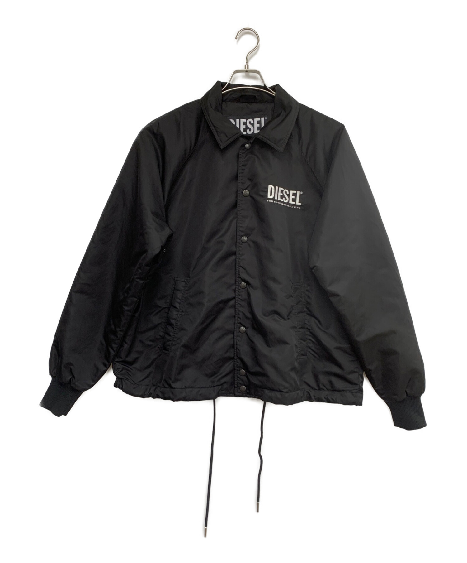 中古・古着通販】DIESEL (ディーゼル) コーチジャケット ブラック