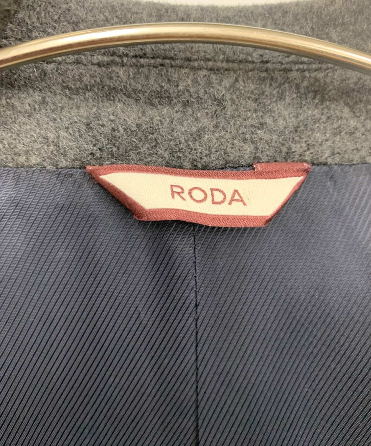 RODA (ロダ) チェスターコート グレー サイズ:SIZE L