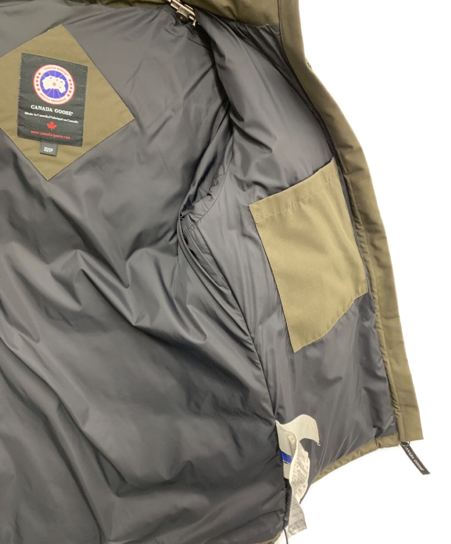 中古・古着通販】CANADA GOOSE (カナダグース) ソラリスパーカ カーキ