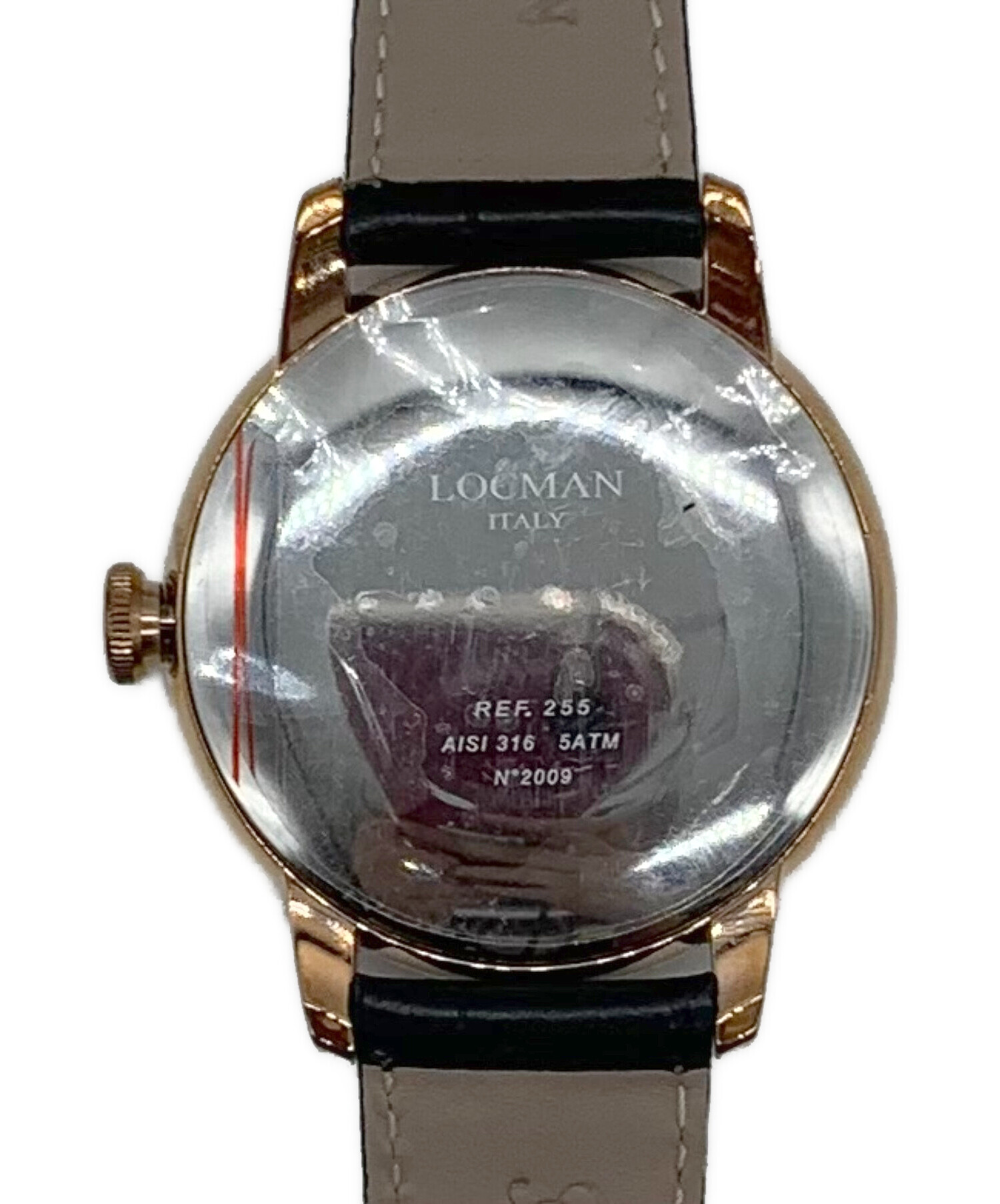 LOCMAN ITALY ロックマン locman 社外エナメル赤ベルト - 腕時計(アナログ)