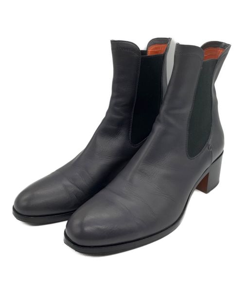 【中古・古着通販】Santoni (サントーニ) サイドゴアブーツ ブラック